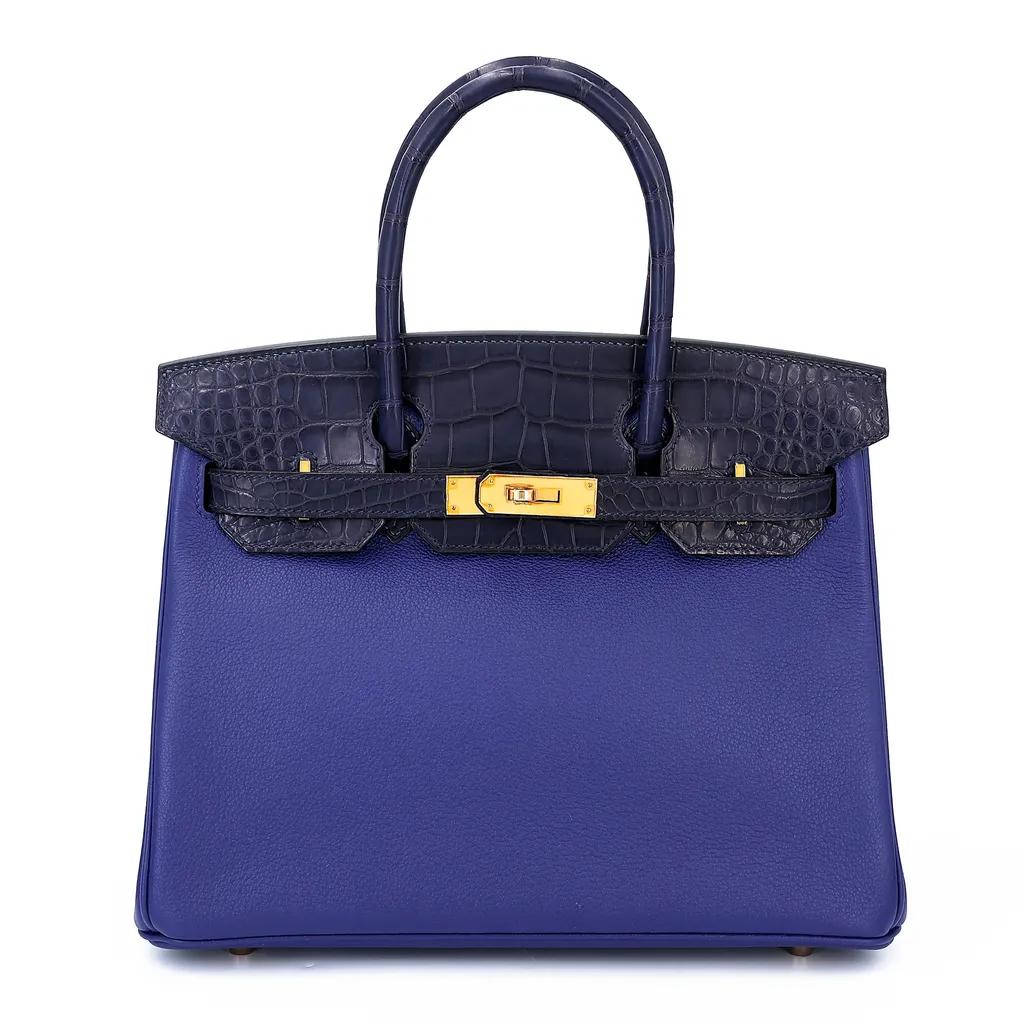 Birkin 30 Touch Bleu Saphir (73) Blue Marine (78)