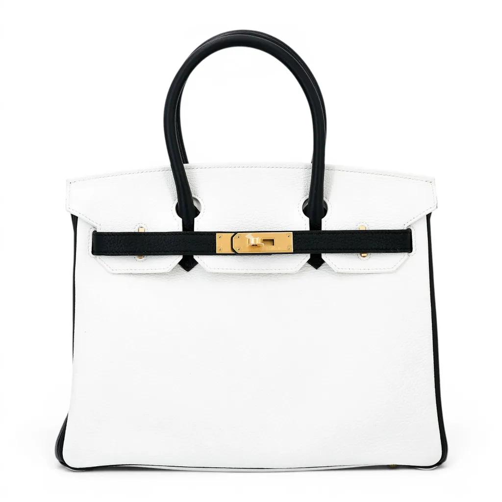 Birkin 30 HSS(M⭐) Noir (89) White (01)