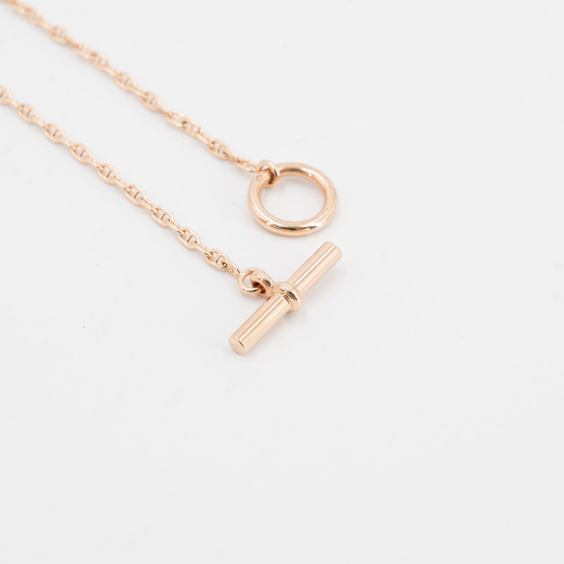 Brand New ( Rank N ) HERMÈS Farandole pendant, small model Rose Gold 18K Rose Gold Diamond - 8