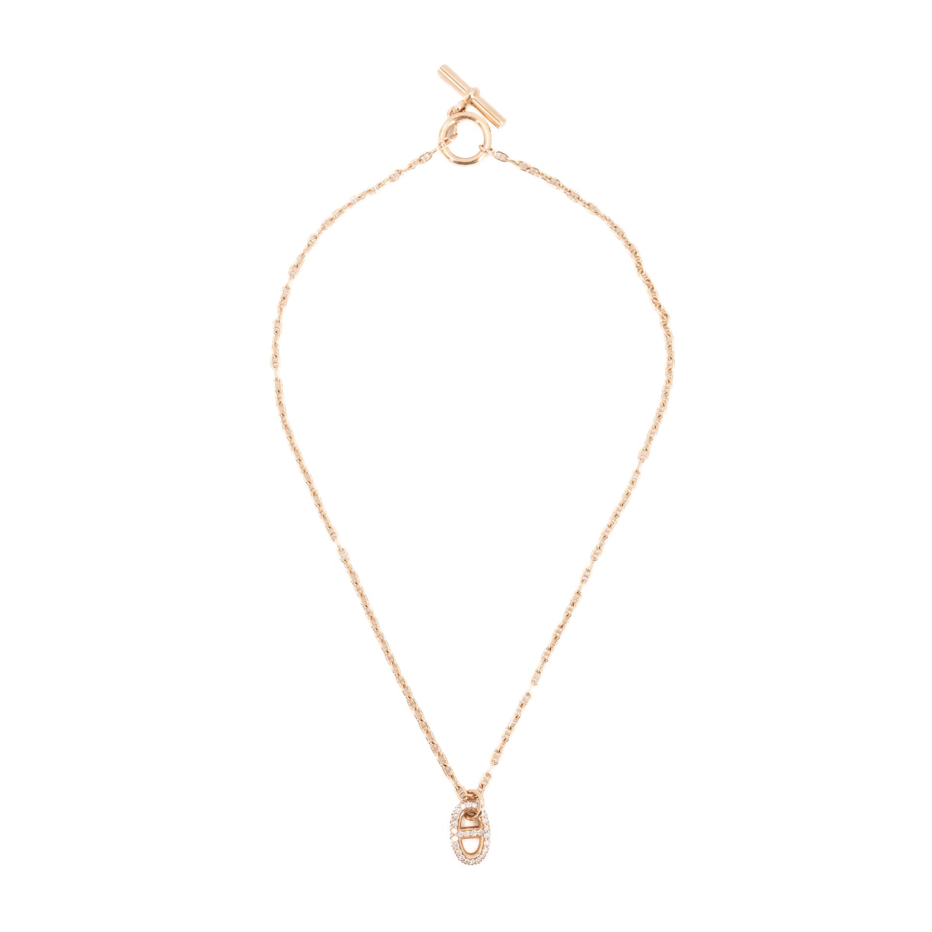 Brand New ( Rank N ) HERMÈS Farandole pendant, small model Rose Gold 18K Rose Gold Diamond - 1