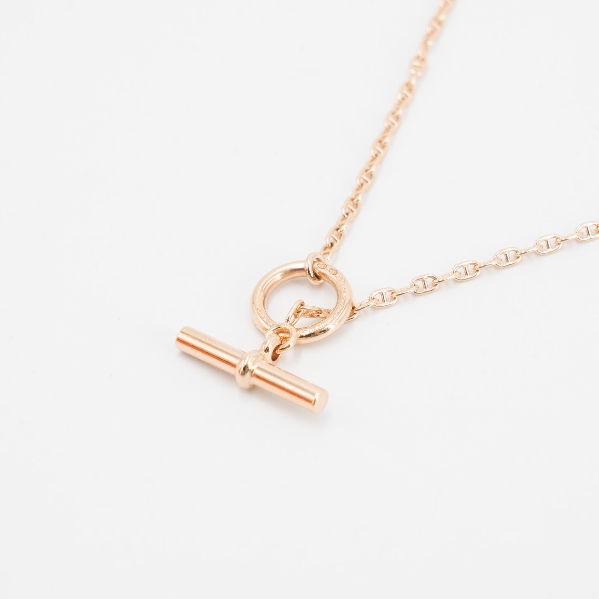 Brand New ( Rank N ) HERMÈS Farandole pendant, small model Rose Gold 18K Rose Gold Diamond - 7
