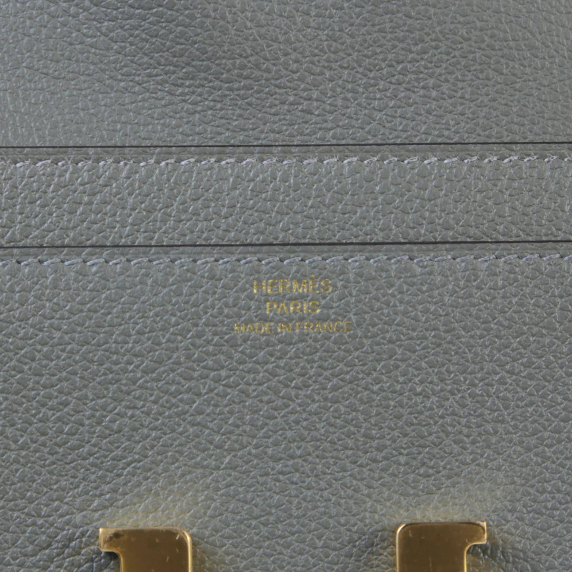 Unused ( Rank NS ) HERMÈS Constance To Go Gris Meyer (0L) Evercolor Gold hardware W (2024) - 9