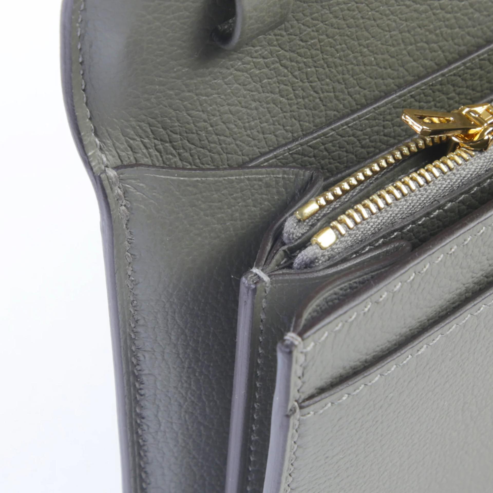 Unused ( Rank NS ) HERMÈS Constance To Go Gris Meyer (0L) Evercolor Gold hardware W (2024) - 13