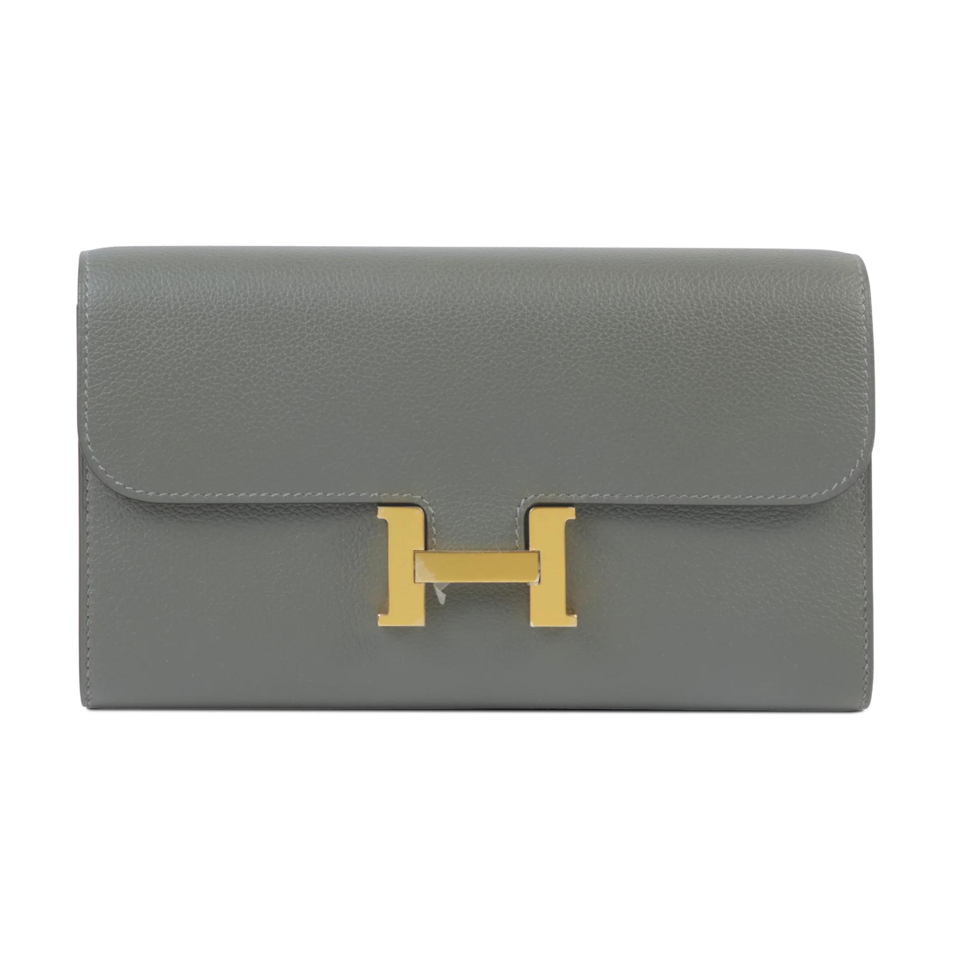 Unused ( Rank NS ) HERMÈS Constance To Go Gris Meyer (0L) Evercolor Gold hardware W (2024) - 1