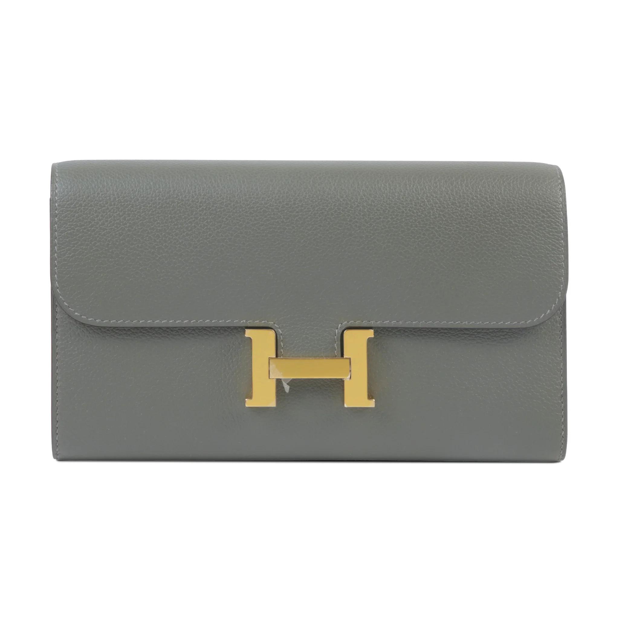 Unused ( Rank NS ) HERMÈS Constance To Go Gris Meyer (0L) Evercolor Gold hardware W (2024) - 1