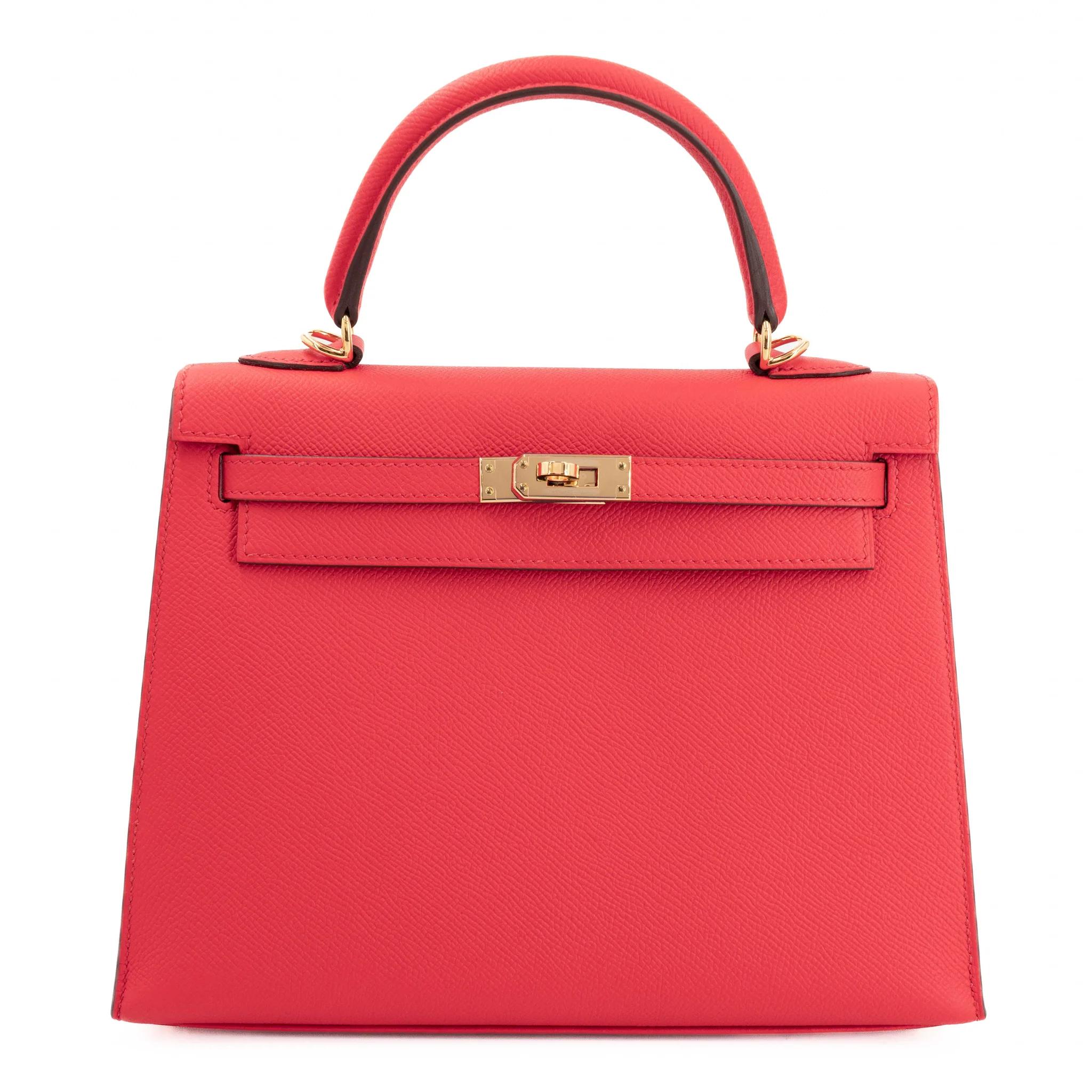 Kelly 25 外缝 S3 桃心红 Rouge De Coeur