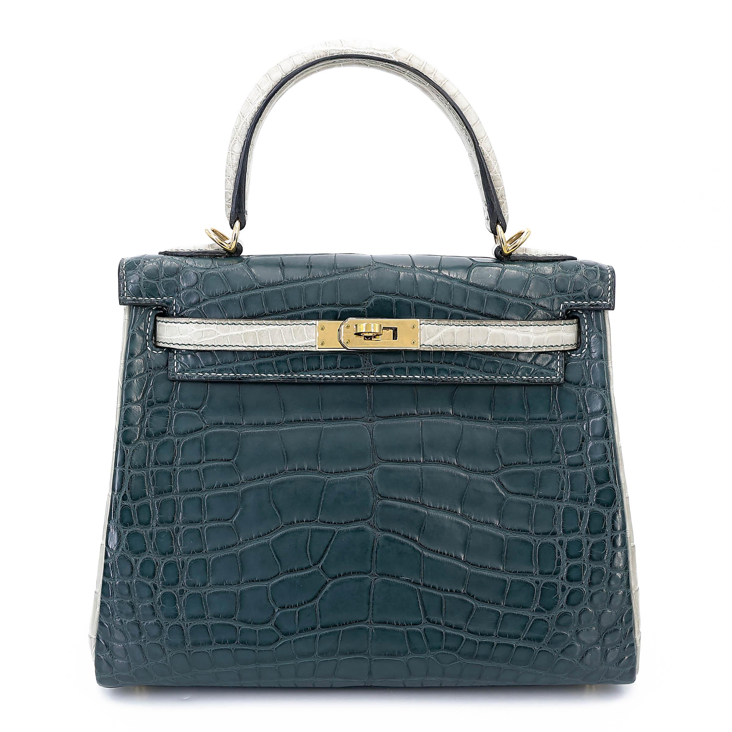 Kelly 25 HSS Vert Cypress (6O) Gris Perle (80)