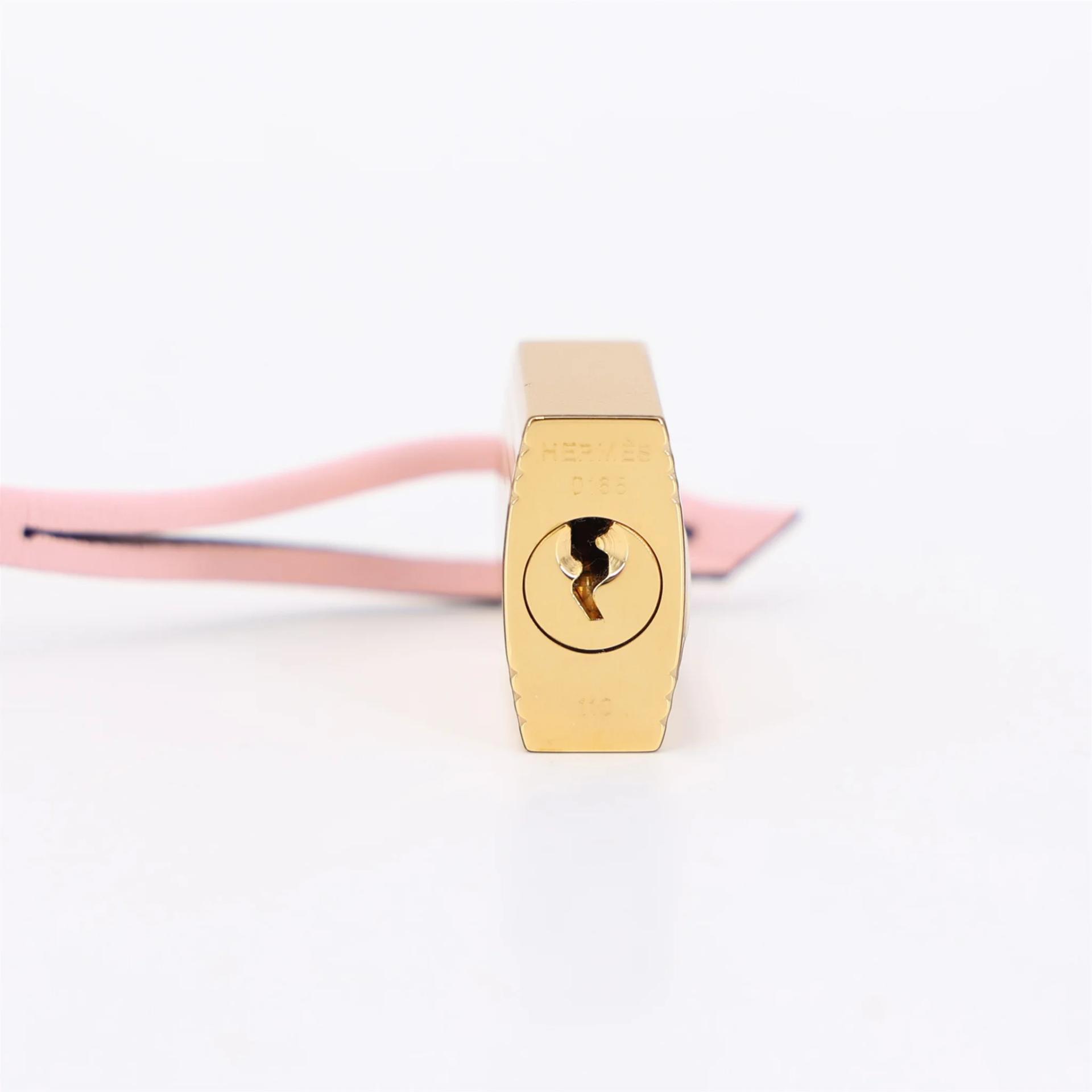 Unused ( Rank NS ) HERMÈS Kelly 25 Rose Sakura (3Q) Swift Gold hardware T (2015) - 17