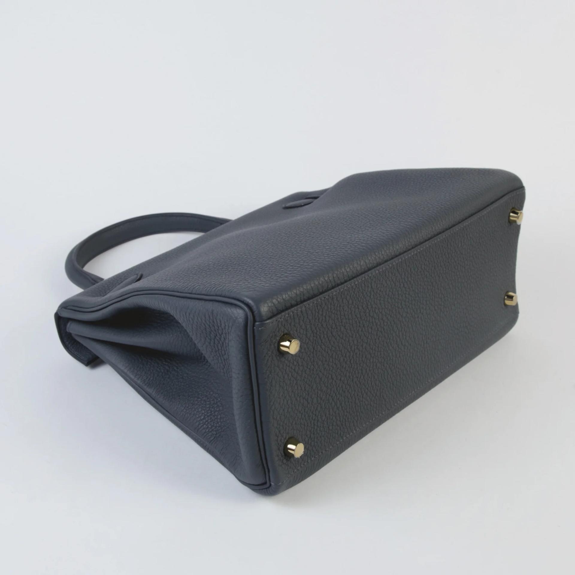 Unused ( Rank NS ) HERMÈS Kelly 28 Gris misty (H0) Togo Permabrass hardware W (2024) - 6