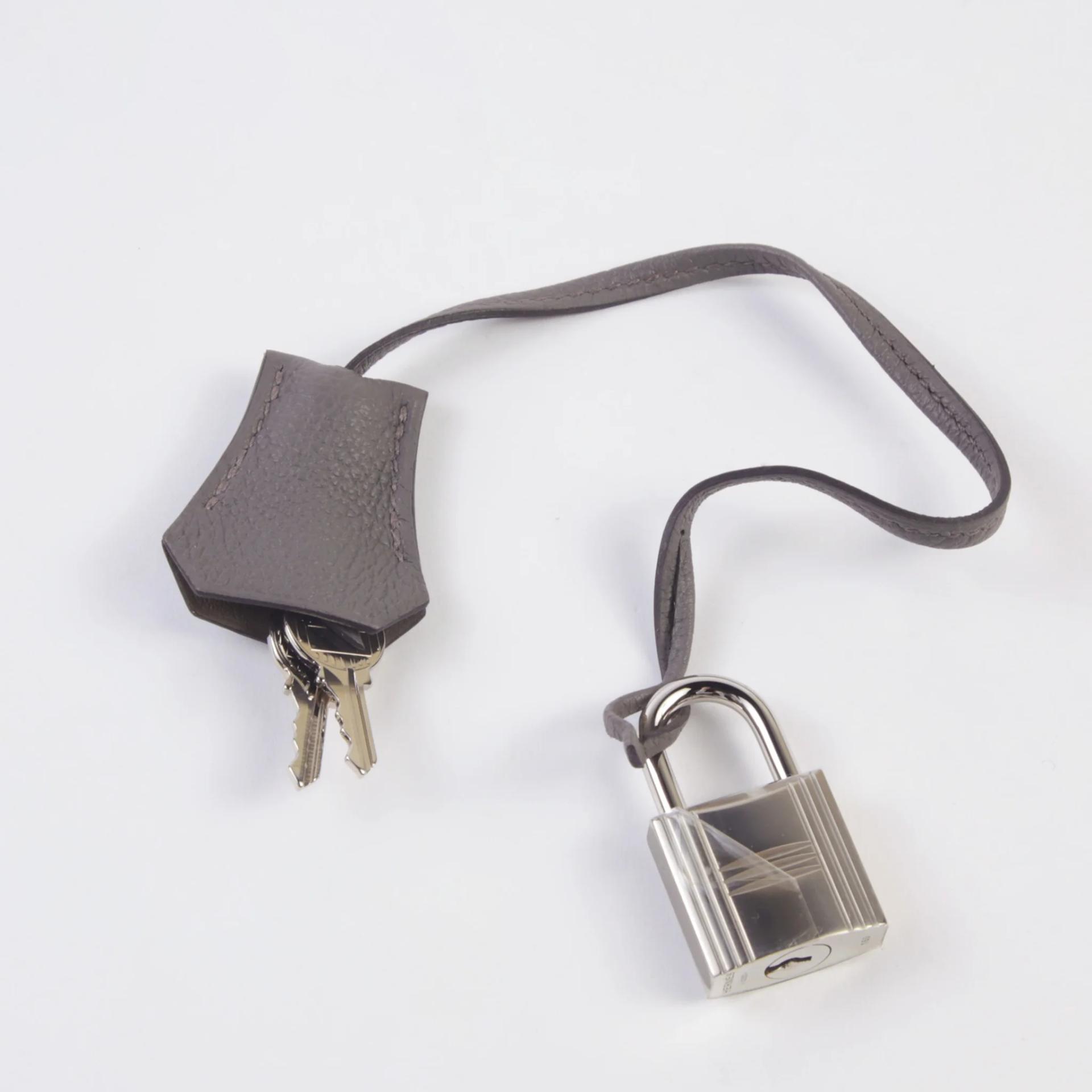 Unused ( Rank NS ) HERMÈS Hac a Dos PM Etain (8F) Togo Palladium hardware U (2022) - 13