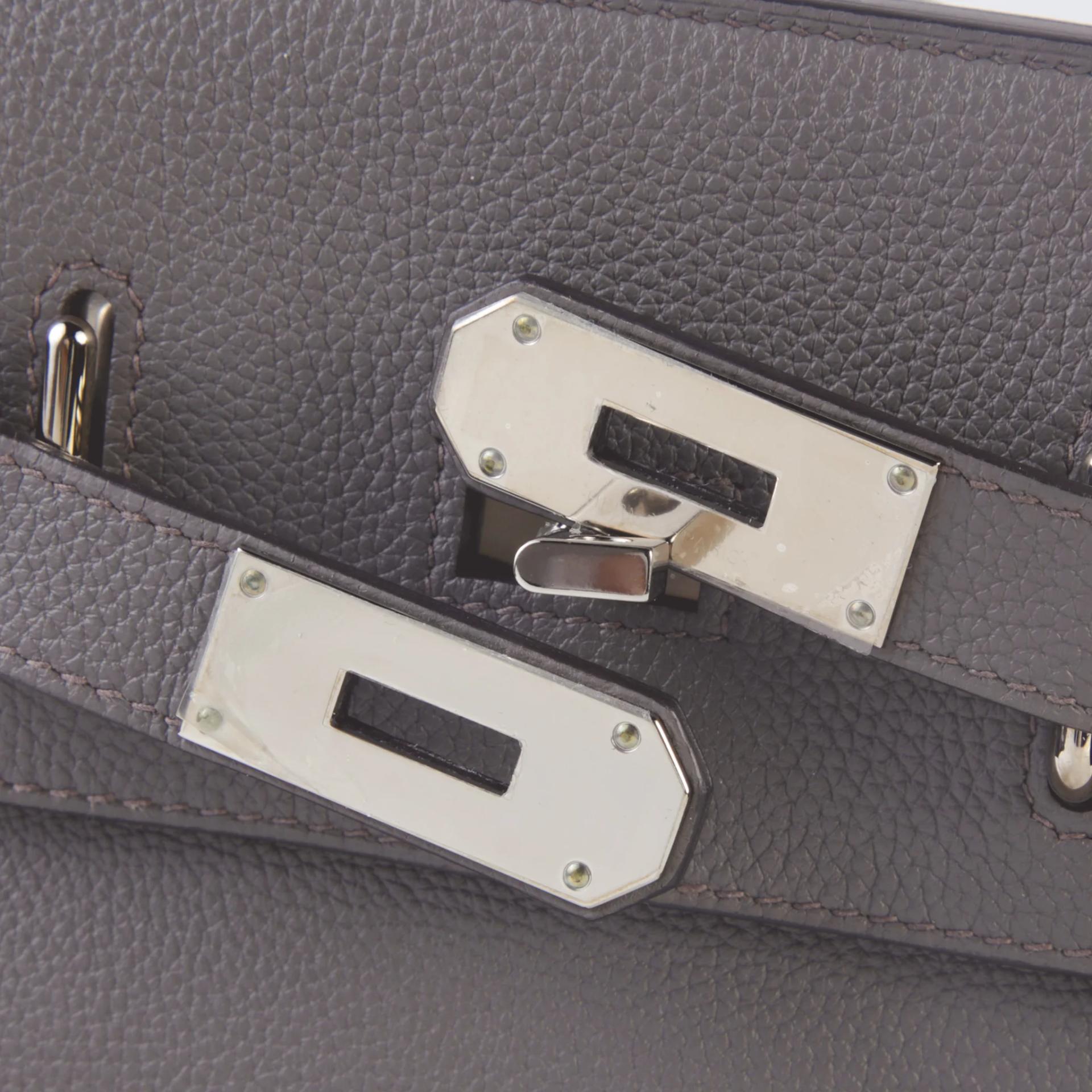 Unused ( Rank NS ) HERMÈS Hac a Dos PM Etain (8F) Togo Palladium hardware U (2022) - 7