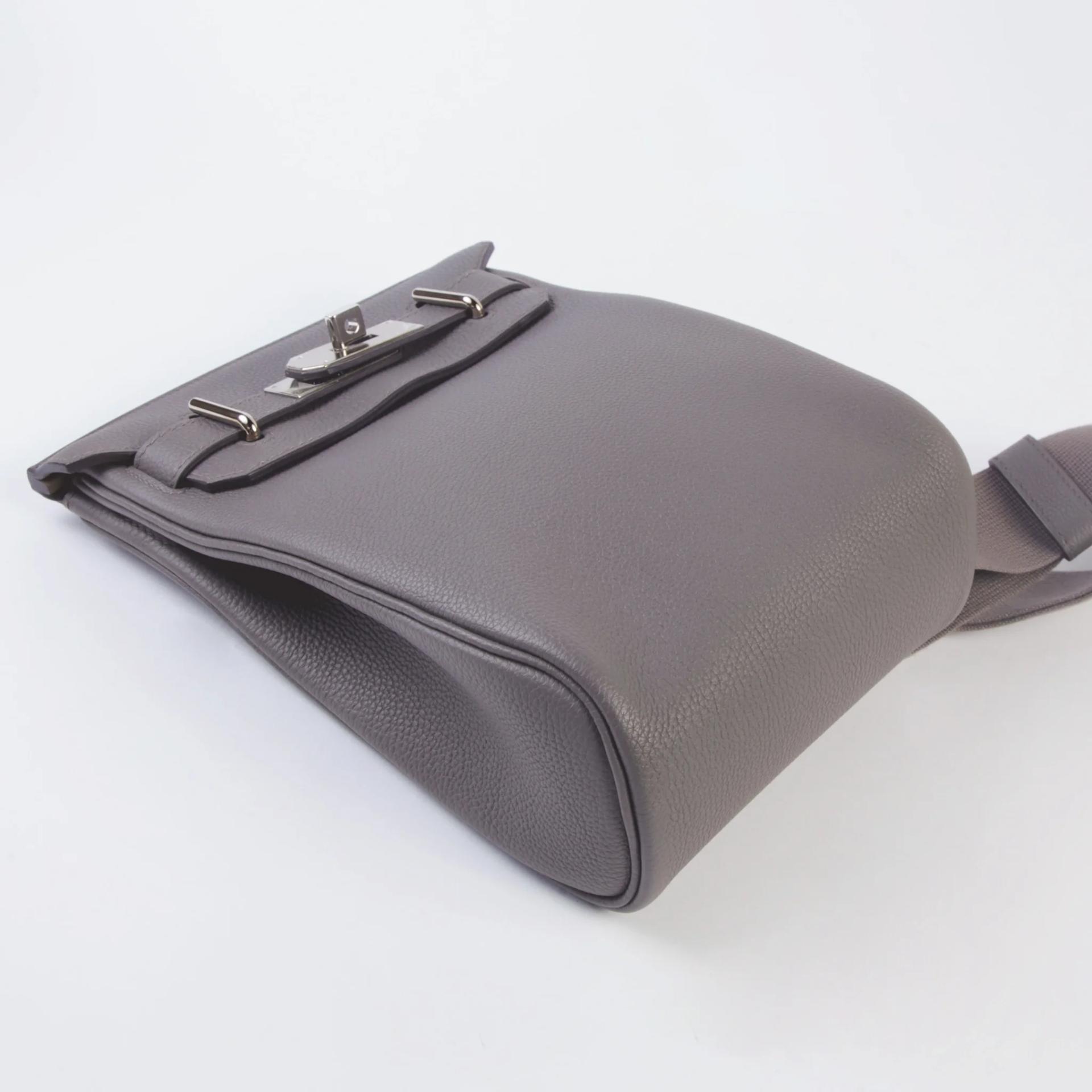 Unused ( Rank NS ) HERMÈS Hac a Dos PM Etain (8F) Togo Palladium hardware U (2022) - 3