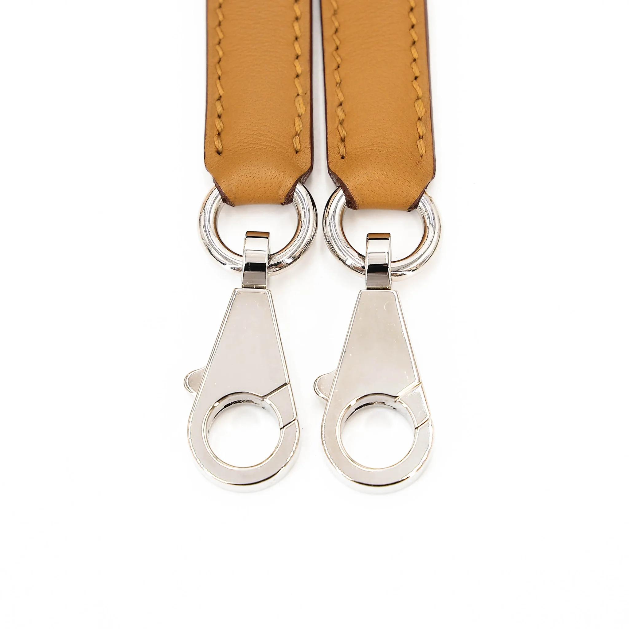 Excellent ( Rank SA ) HERMÈS Kelly 28 Sellier Sesame (2S) Toile H canvas Swift Palladium hardware Z (2021) - 28