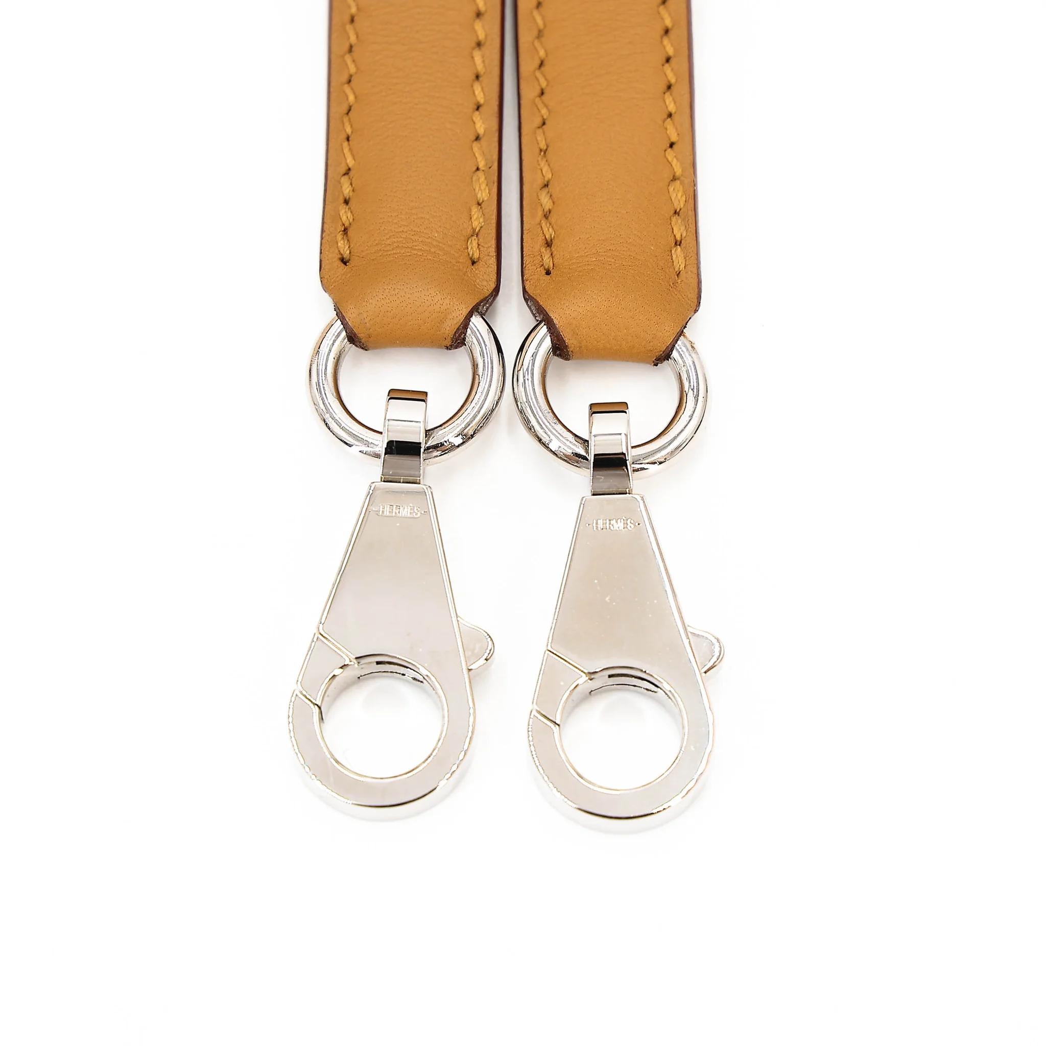 Excellent ( Rank SA ) HERMÈS Kelly 28 Sellier Sesame (2S) Toile H canvas Swift Palladium hardware Z (2021) - 27