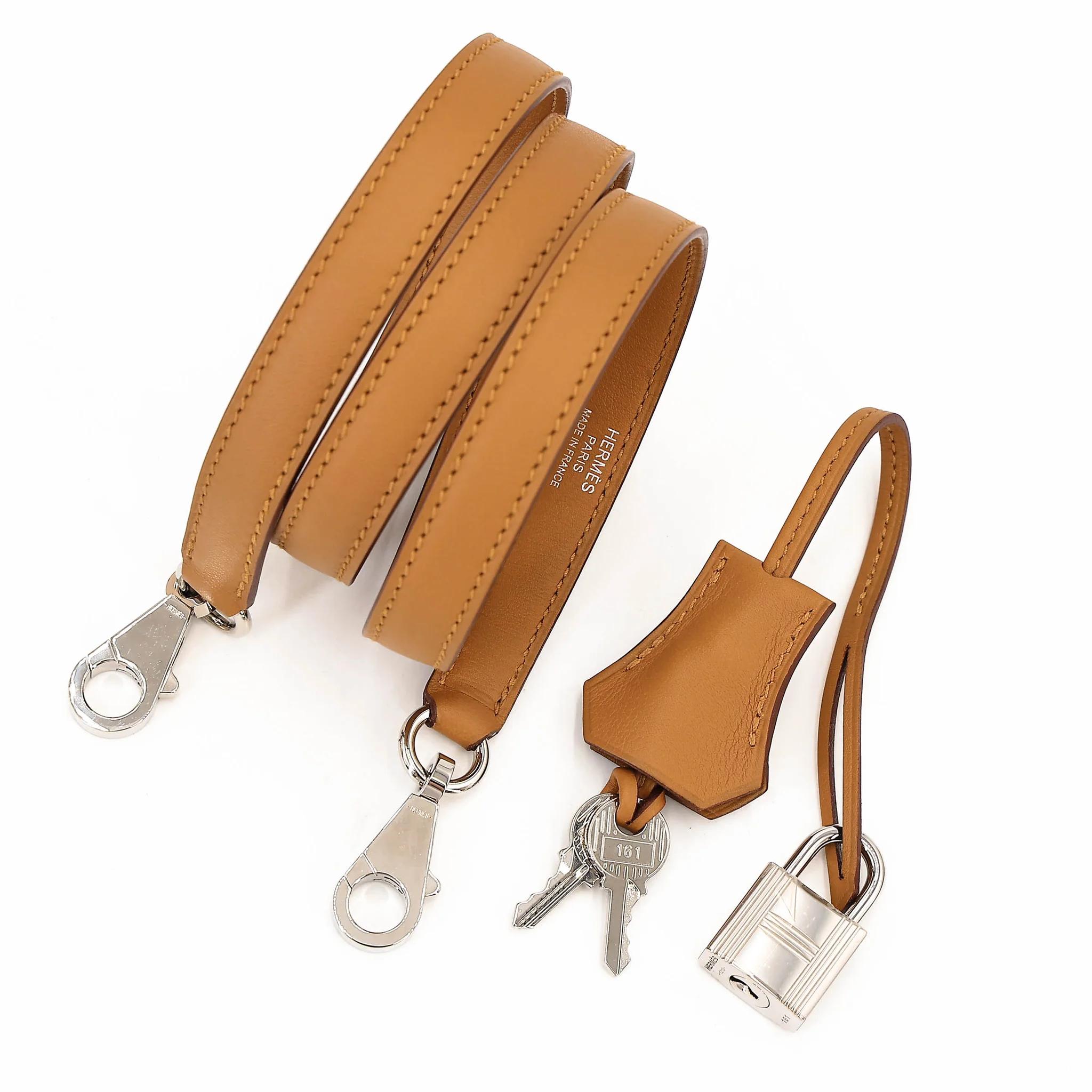 Excellent ( Rank SA ) HERMÈS Kelly 28 Sellier Sesame (2S) Toile H canvas Swift Palladium hardware Z (2021) - 26