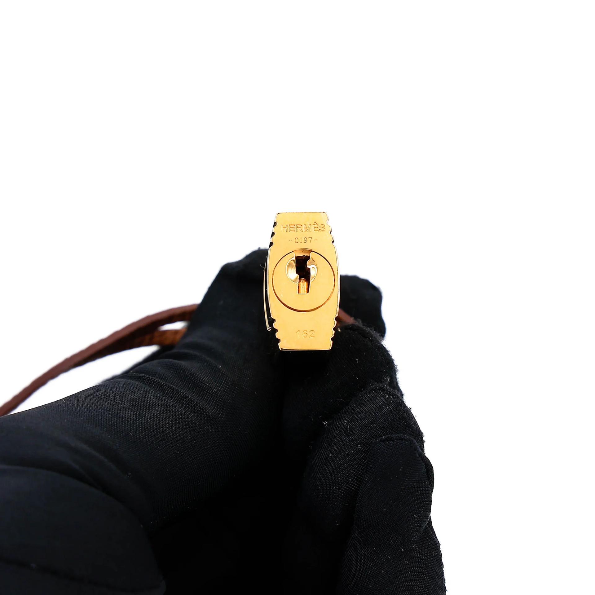 Very Good ( Rank A) HERMÈS Birkin 25 Gold (37) Togo Gold hardware C (2018) - 26