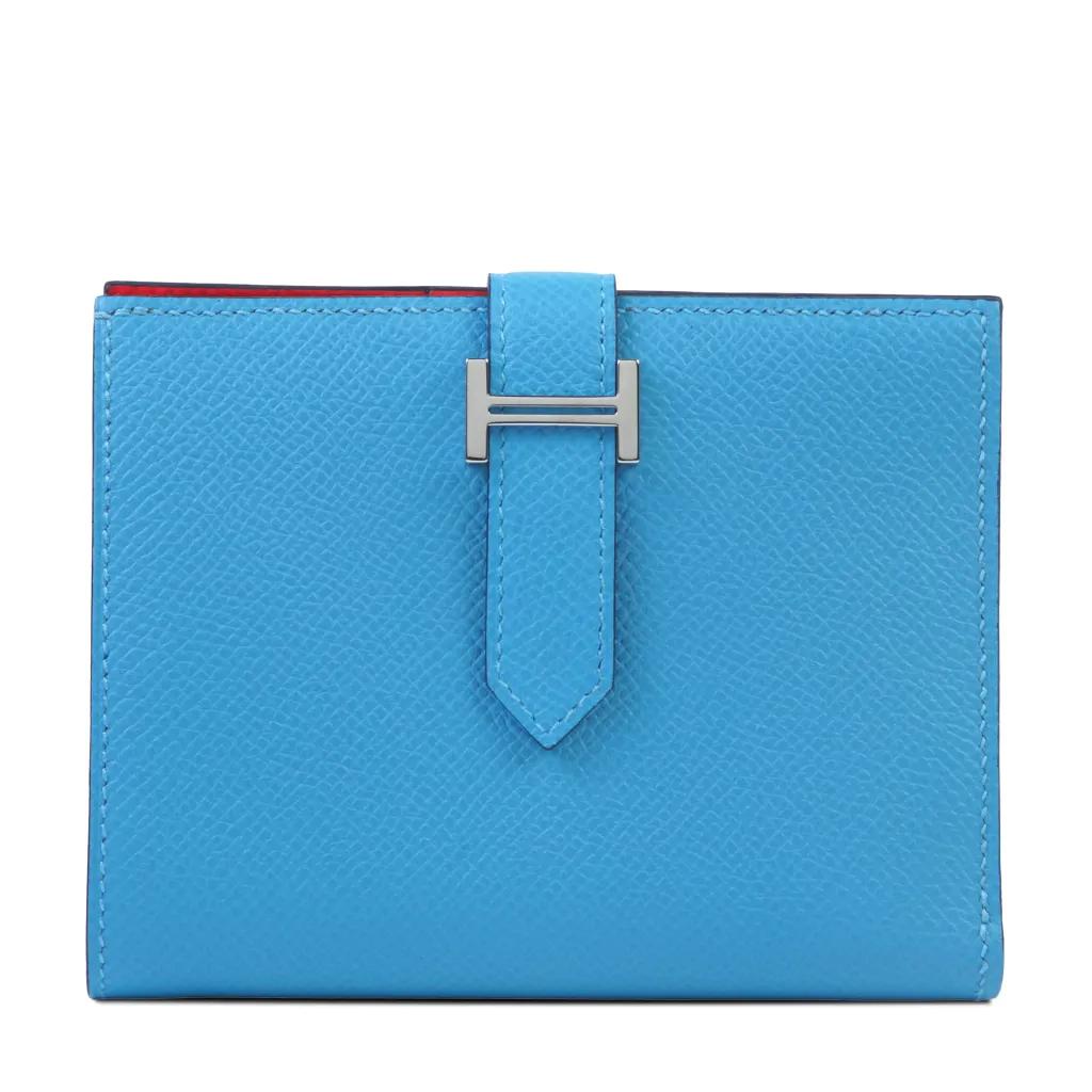 Bearn Compact wallet Bleu du Nord (P3) Rouge de Coeur (S3)