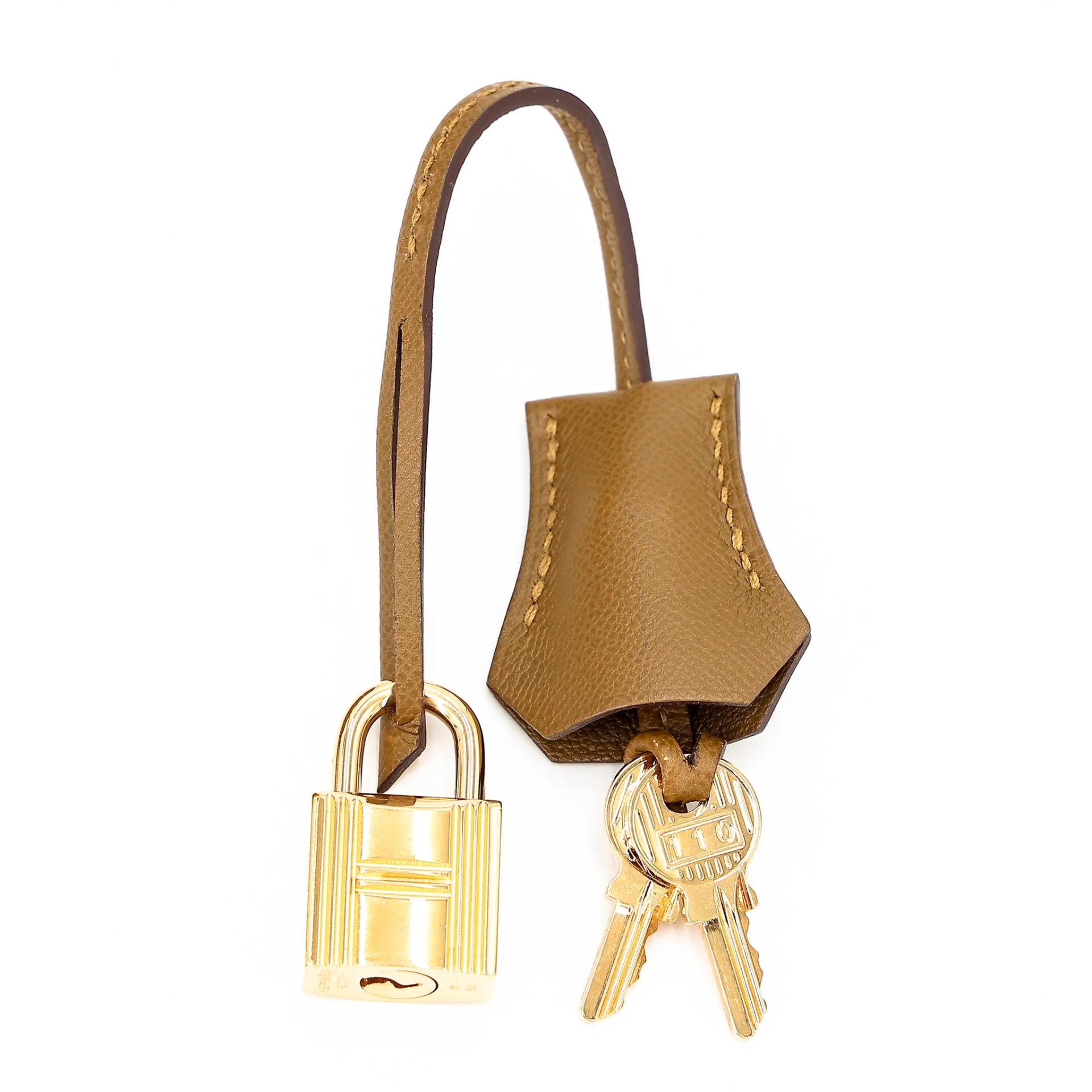 Very Good ( Rank A) HERMÈS Birkin 25 Sellier Bronze Dore (U8) Madame Gold hardware Z (2021) - 25