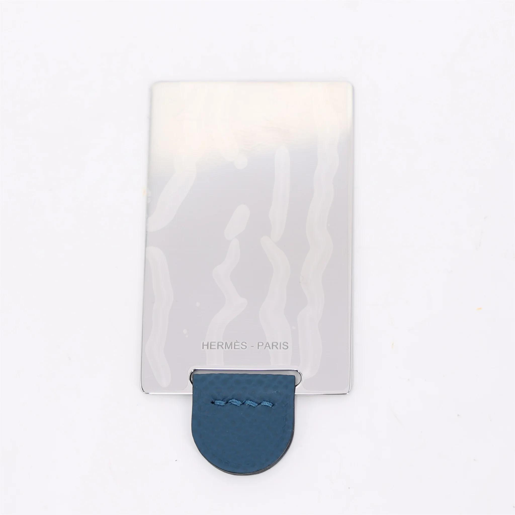 Brand New ( Rank N ) HERMÈS Constance Mini Bleu Thalassa (7A) Epsom Gold hardware K (2025) - 18
