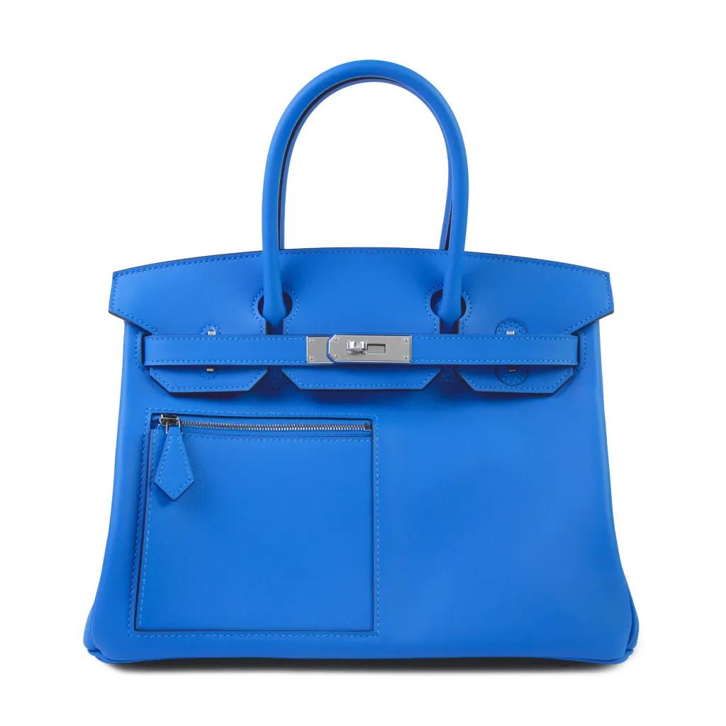 Birkin 30 Colormatic Bleu Hydra (T7)