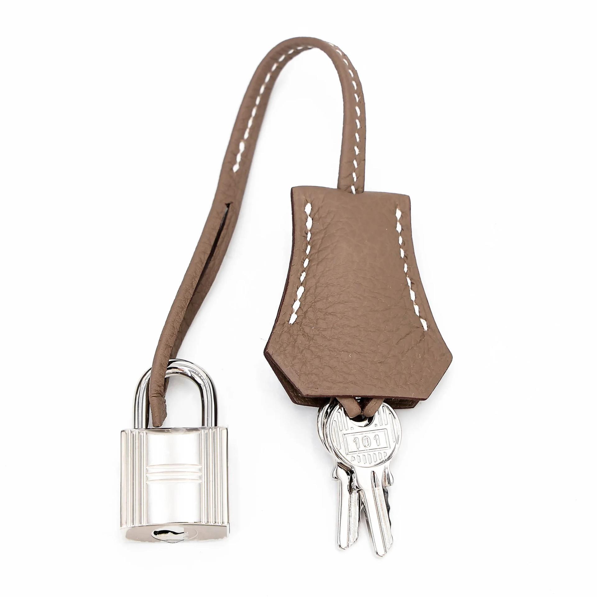 Brand New ( Rank N ) HERMÈS Birkin 25 Etoupe (18) Togo Palladium hardware G (2026) - 16