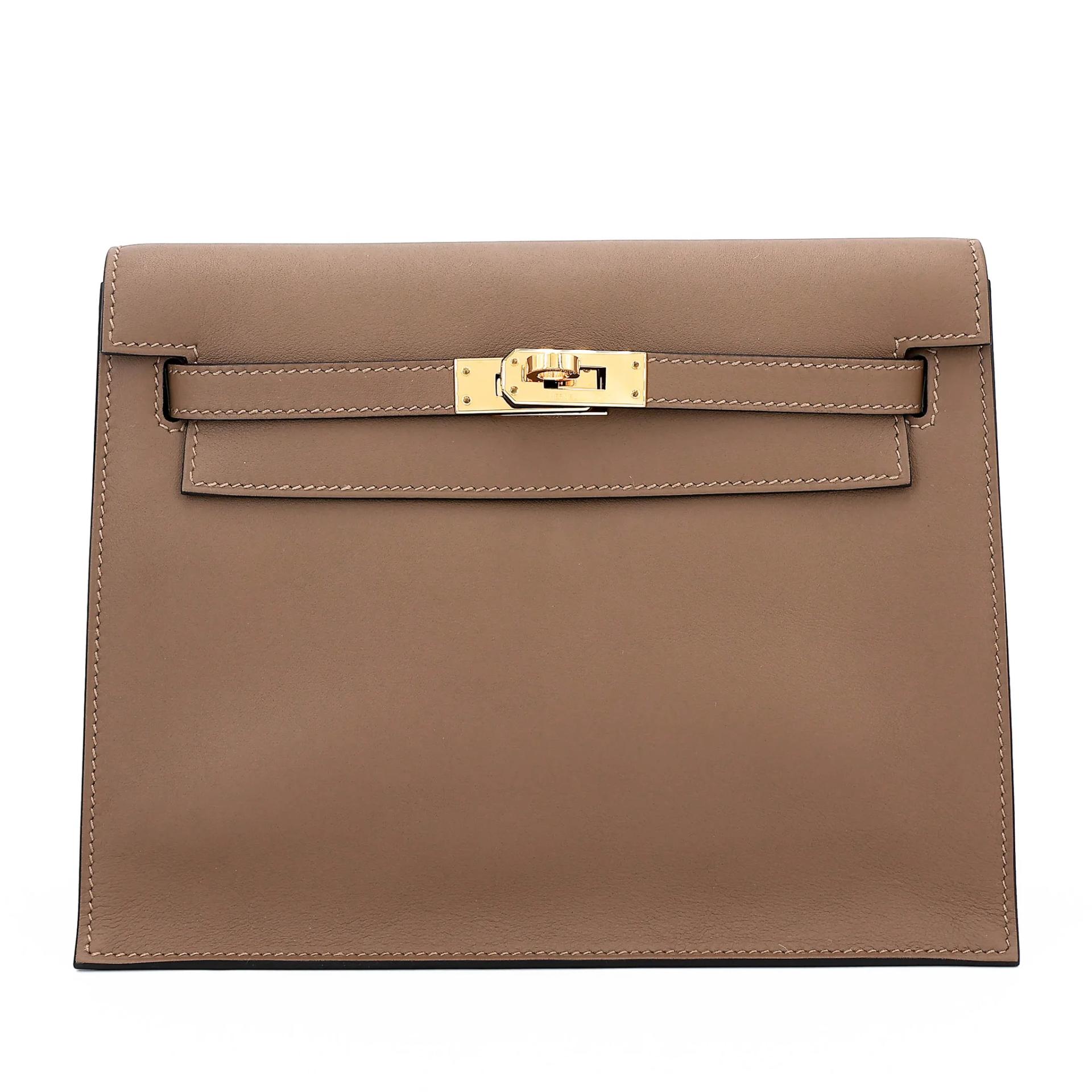 Unused ( Rank NS ) HERMÈS Kelly Danse Beige de Weimar (D0) Swift Gold hardware U (2022) - 1