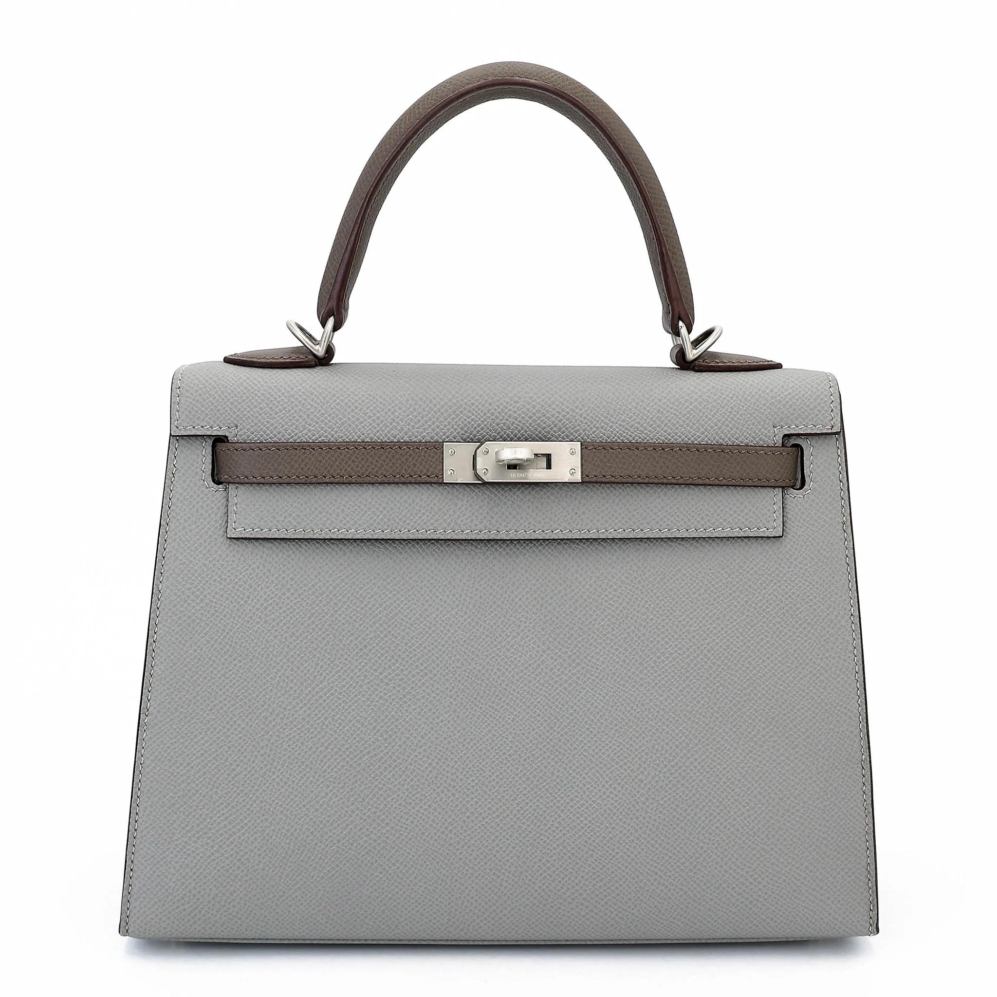 Kelly 25 Sellier HSS Gris Mouette (4Z) Etain (8F)
