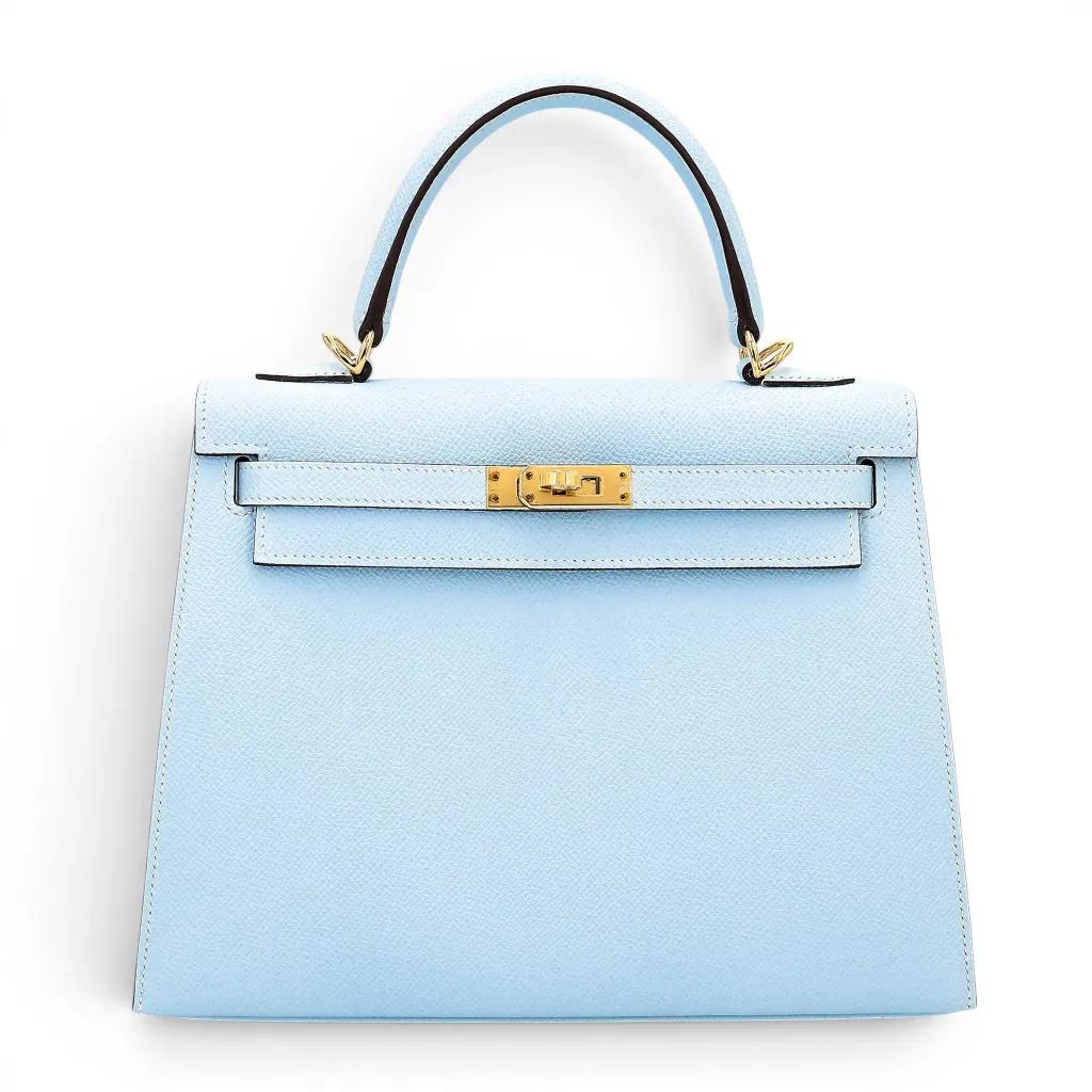 Kelly 25 Sellier Bleu Brume (T0)