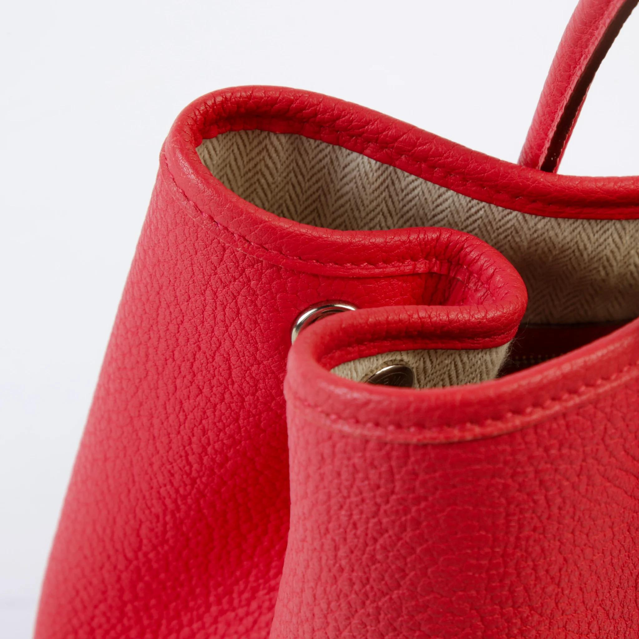 Very Good ( Rank A) HERMÈS Garden Party TPM Bougainvillea (A5) Negonda Palladium hardware T (2015) - 10