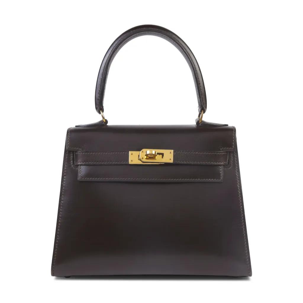 Vintage Mini Kelly 20 Brown