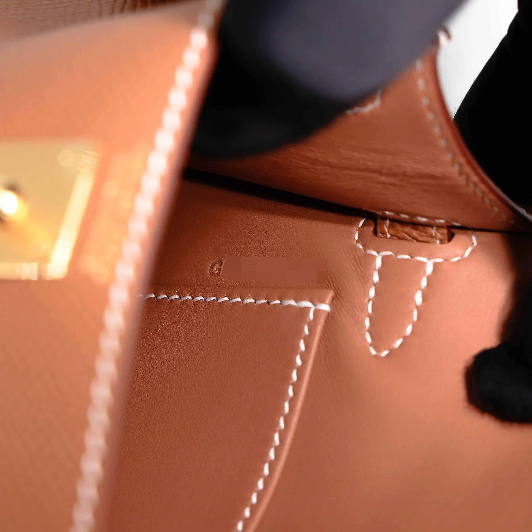 Brand New ( Rank N ) HERMÈS Mini Kelly II Gold (37) Epsom Gold hardware G (2026) - 14