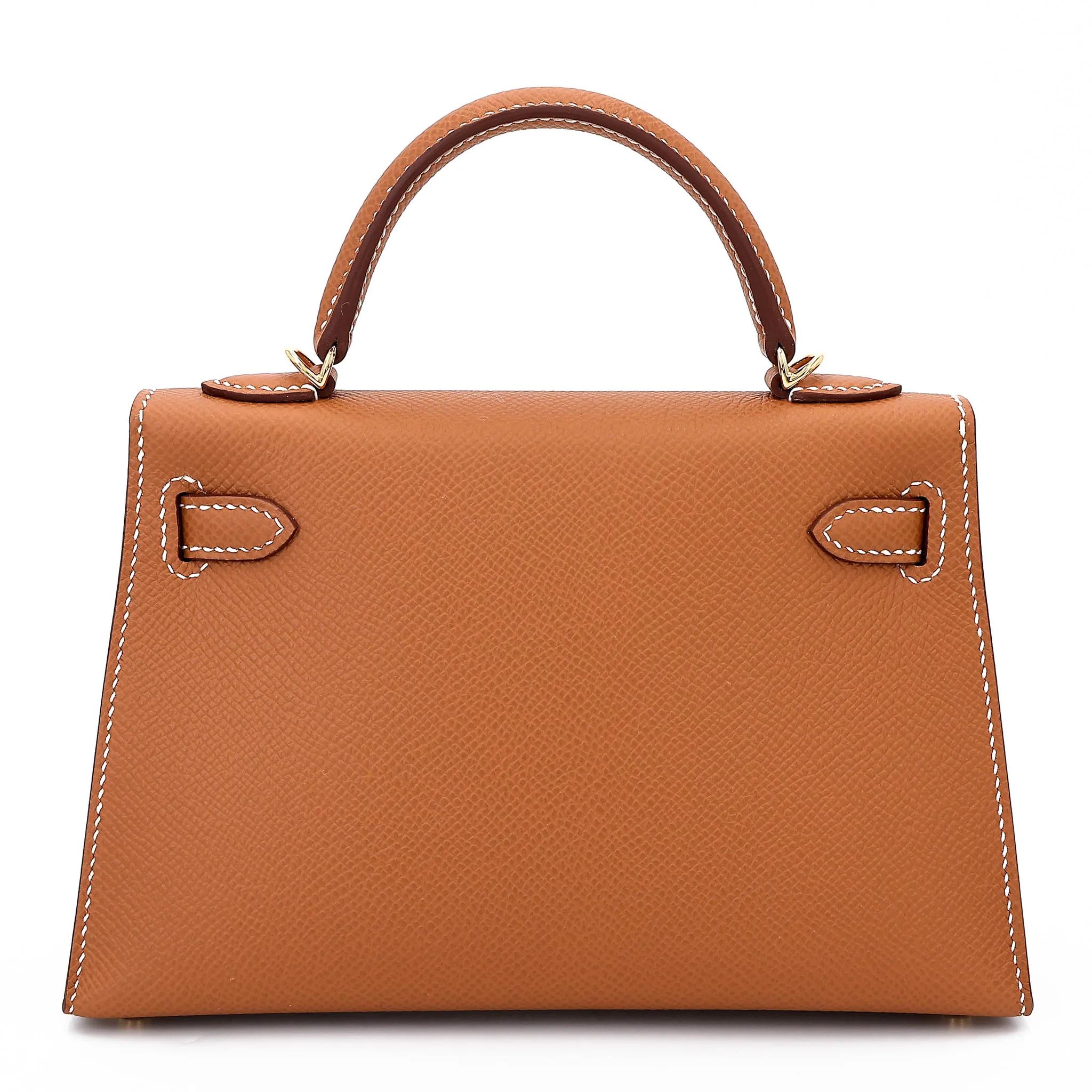 Brand New ( Rank N ) HERMÈS Mini Kelly II Gold (37) Epsom Gold hardware G (2026) - 2