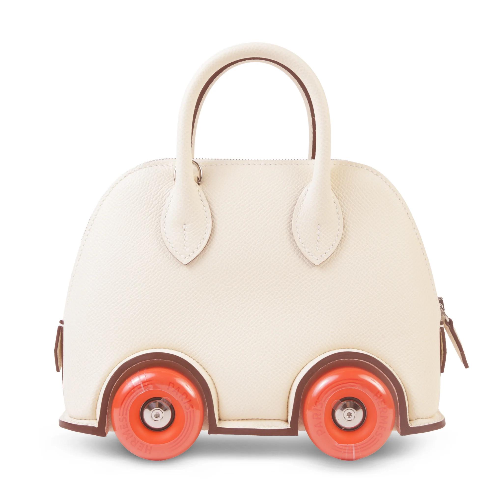 ランク NS 未使用品 HERMÈS エルメス 限定品 ボリード オンホイールズ ナタ (I2) エプソン シルバー金具 K刻印 (2025) - 2