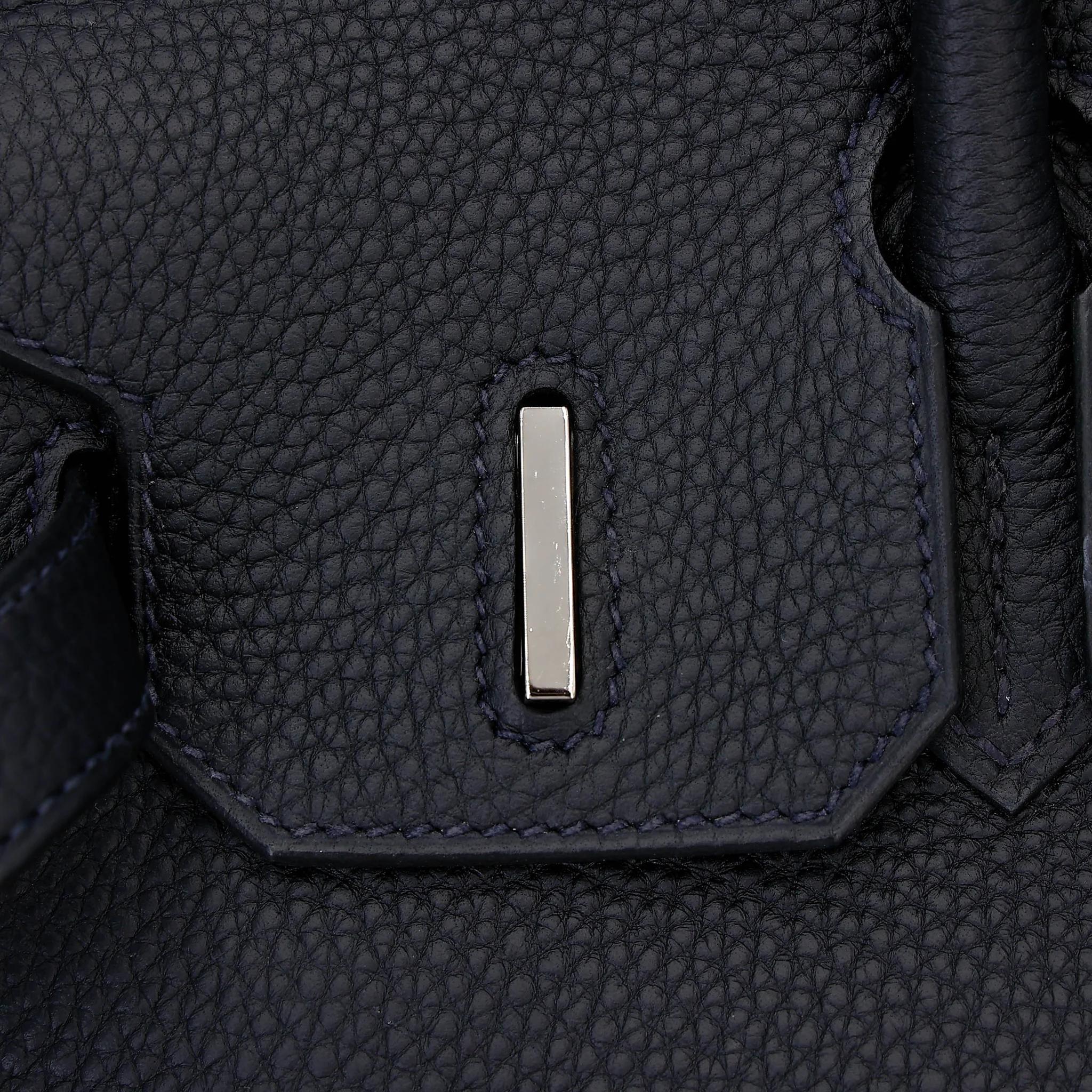 Excellent ( Rank SA ) HERMÈS Birkin 30 Caban (3Y) Togo Palladium hardware U (2022) - 10