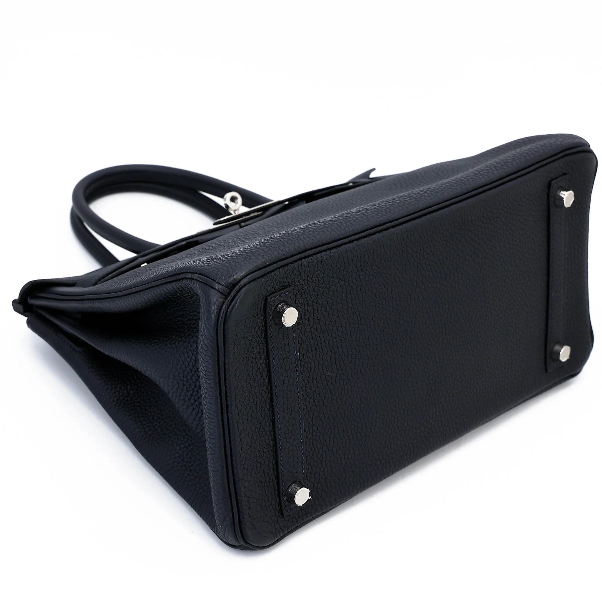 Excellent ( Rank SA ) HERMÈS Birkin 30 Caban (3Y) Togo Palladium hardware U (2022) - 5