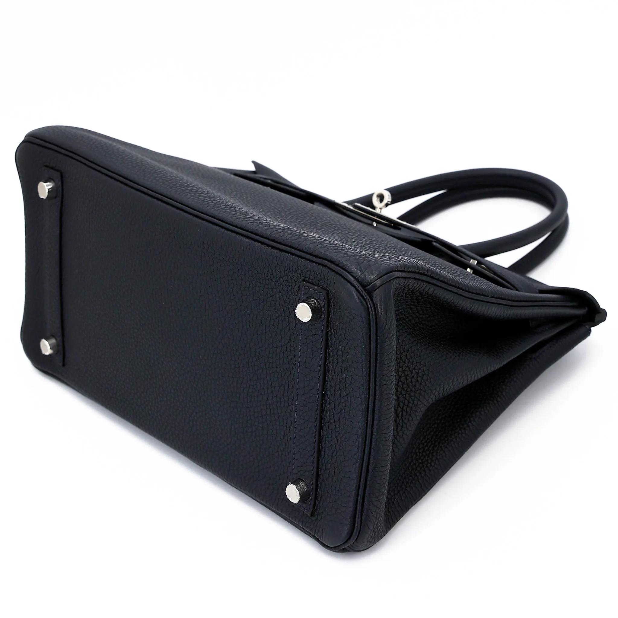 Excellent ( Rank SA ) HERMÈS Birkin 30 Caban (3Y) Togo Palladium hardware U (2022) - 4