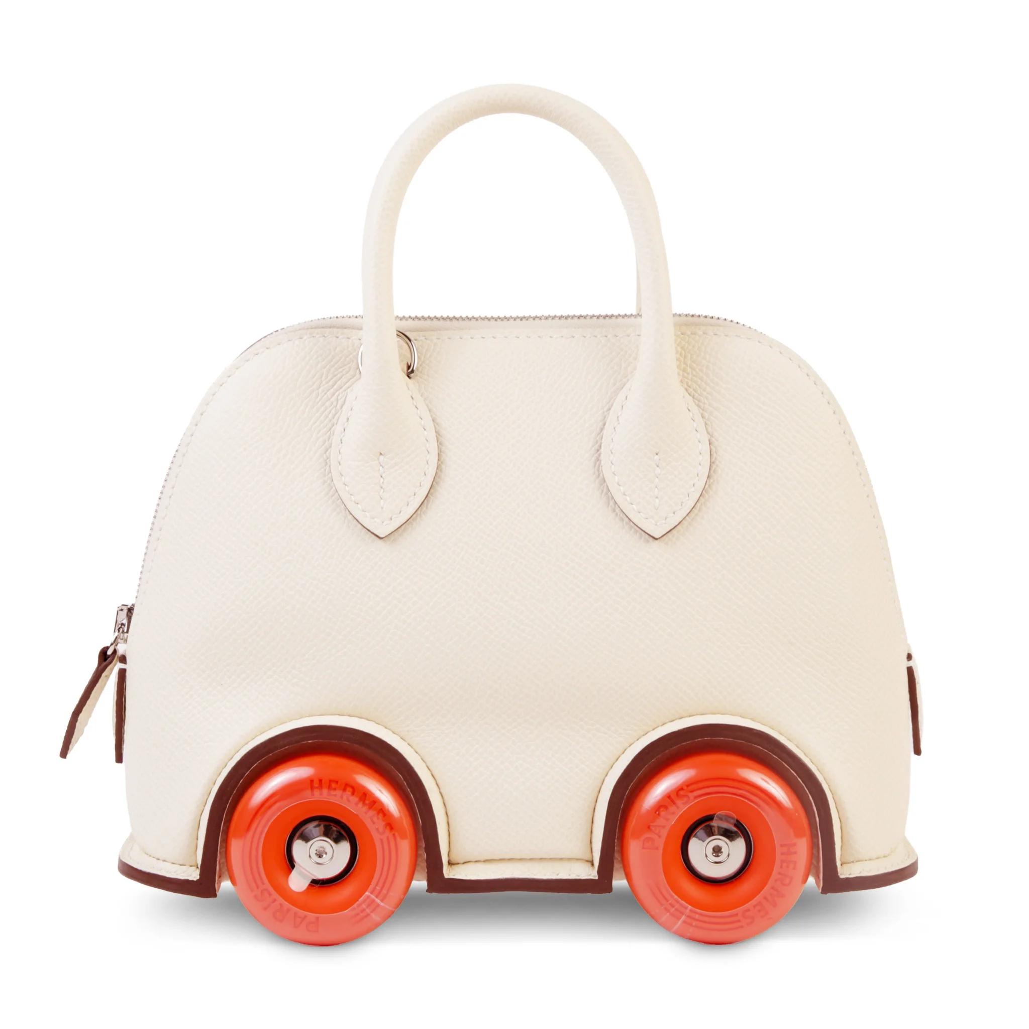 ランク NS 未使用品 HERMÈS エルメス 限定品 ボリード オンホイールズ ナタ (I2) エプソン シルバー金具 K刻印 (2025) - 1