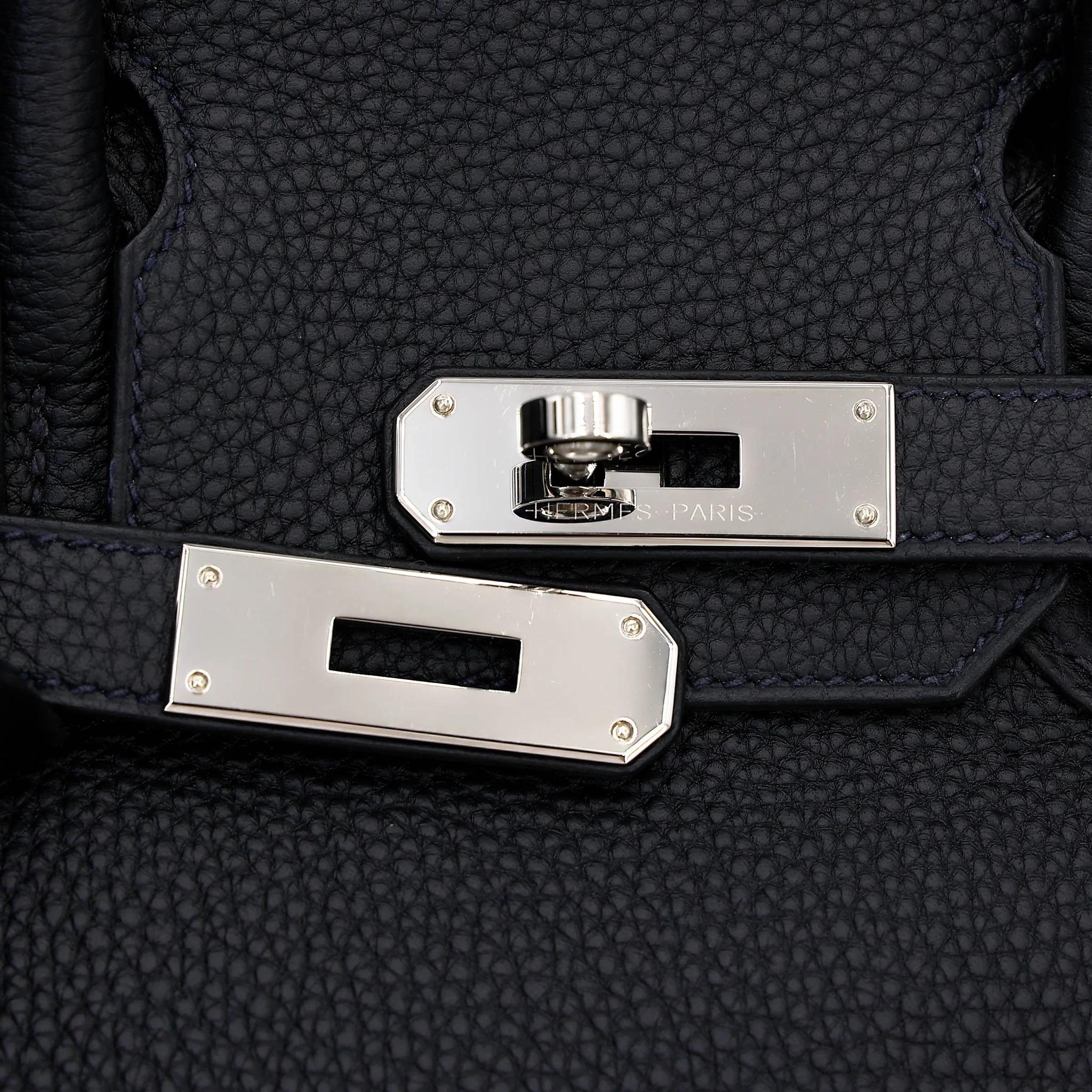 Excellent ( Rank SA ) HERMÈS Birkin 30 Caban (3Y) Togo Palladium hardware U (2022) - 8