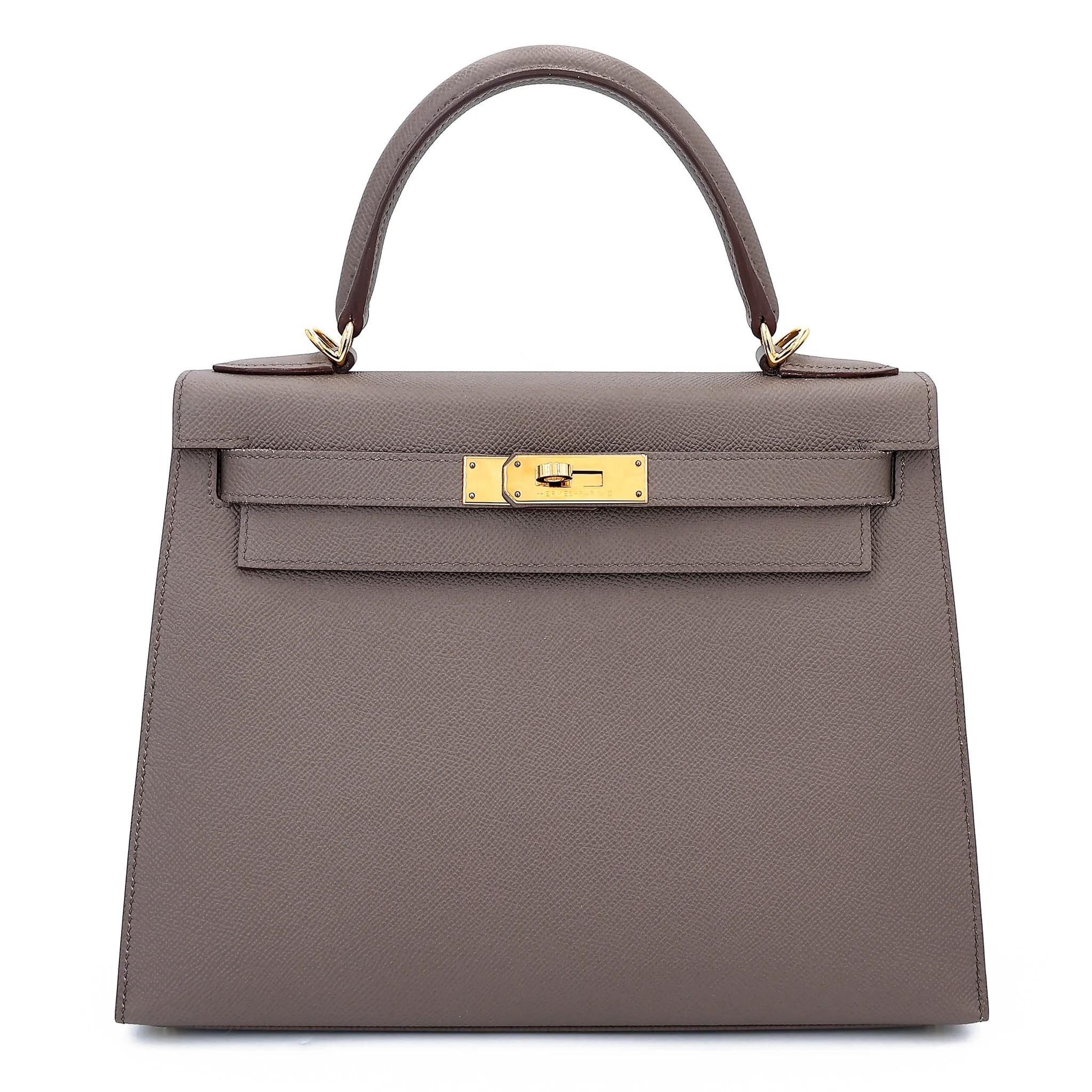 Kelly 28 Sellier Etain (8F)