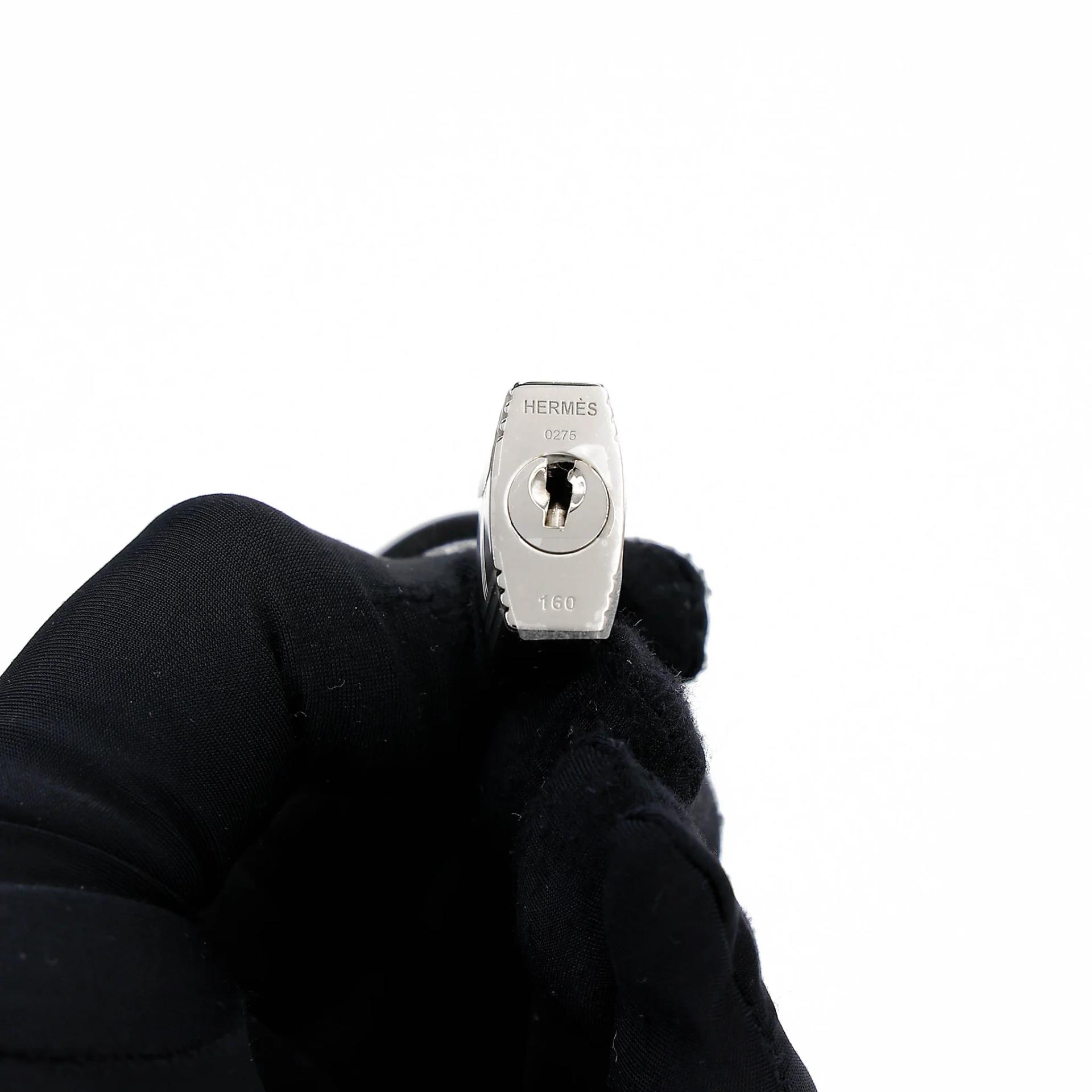 Brand New ( Rank N ) HERMÈS Kelly 25 Noir (89) Togo Palladium hardware G (2026) - 20