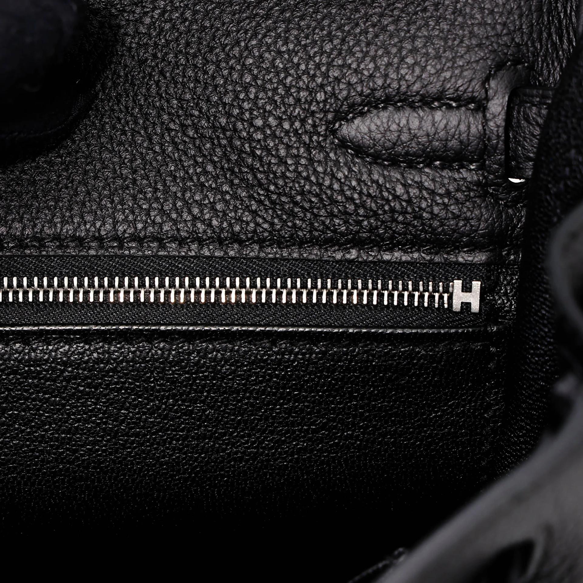 Brand New ( Rank N ) HERMÈS Kelly 25 Noir (89) Togo Palladium hardware G (2026) - 14