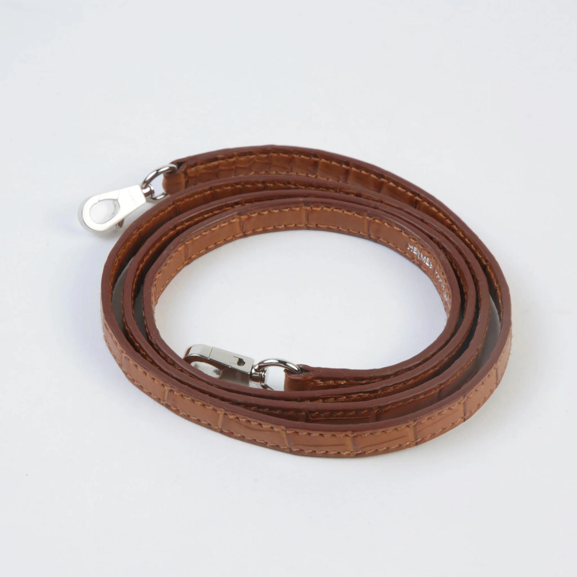 Unused ( Rank NS ) HERMÈS Mini Kelly II Gold (37) Matte Alligator Palladium hardware W (2024) - 14