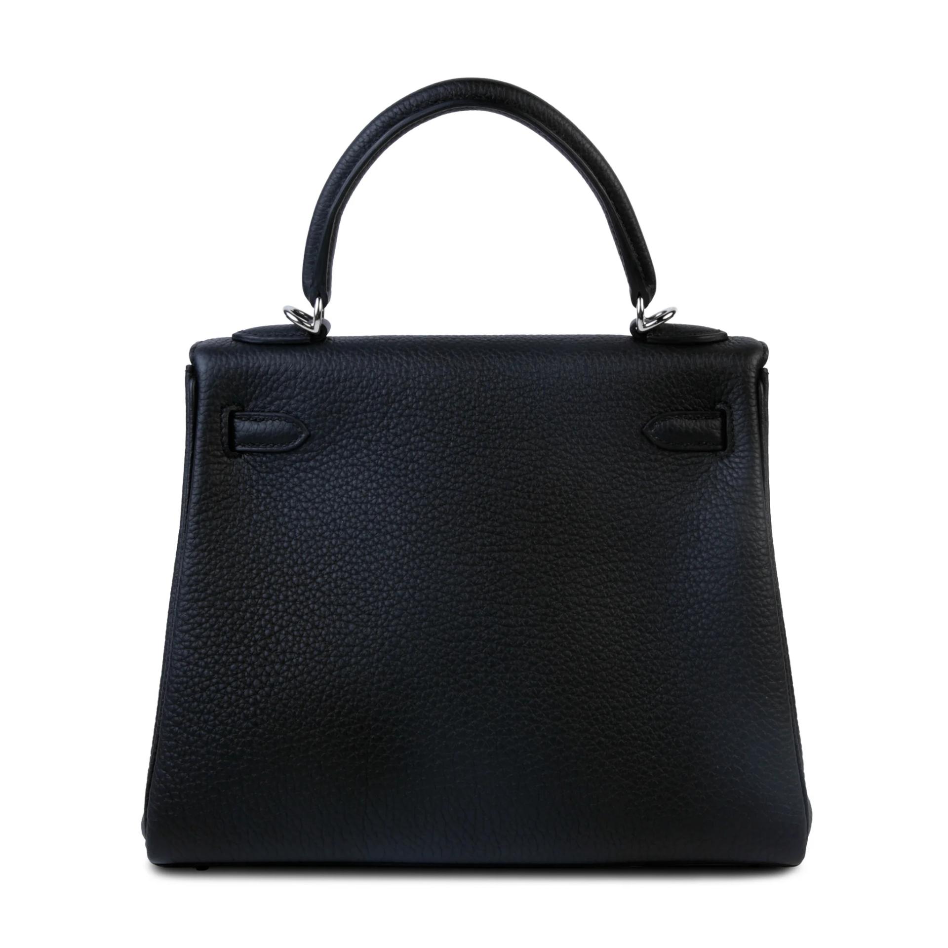 Brand New ( Rank N ) HERMÈS Kelly 25 Noir (89) Togo Palladium hardware G (2026) - 2