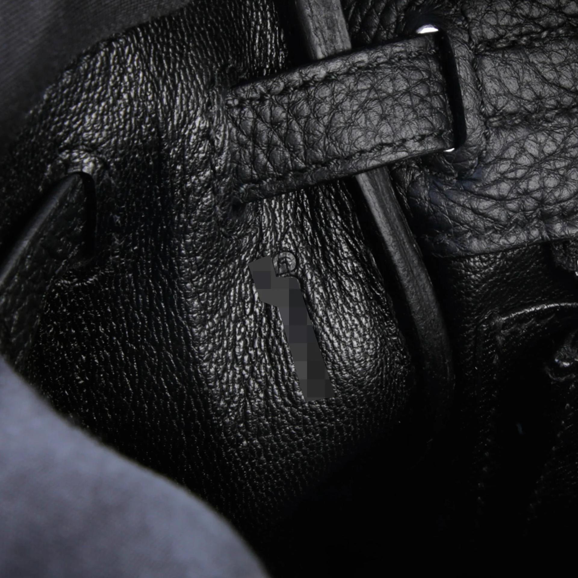 Brand New ( Rank N ) HERMÈS Kelly 25 Noir (89) Togo Palladium hardware G (2026) - 11