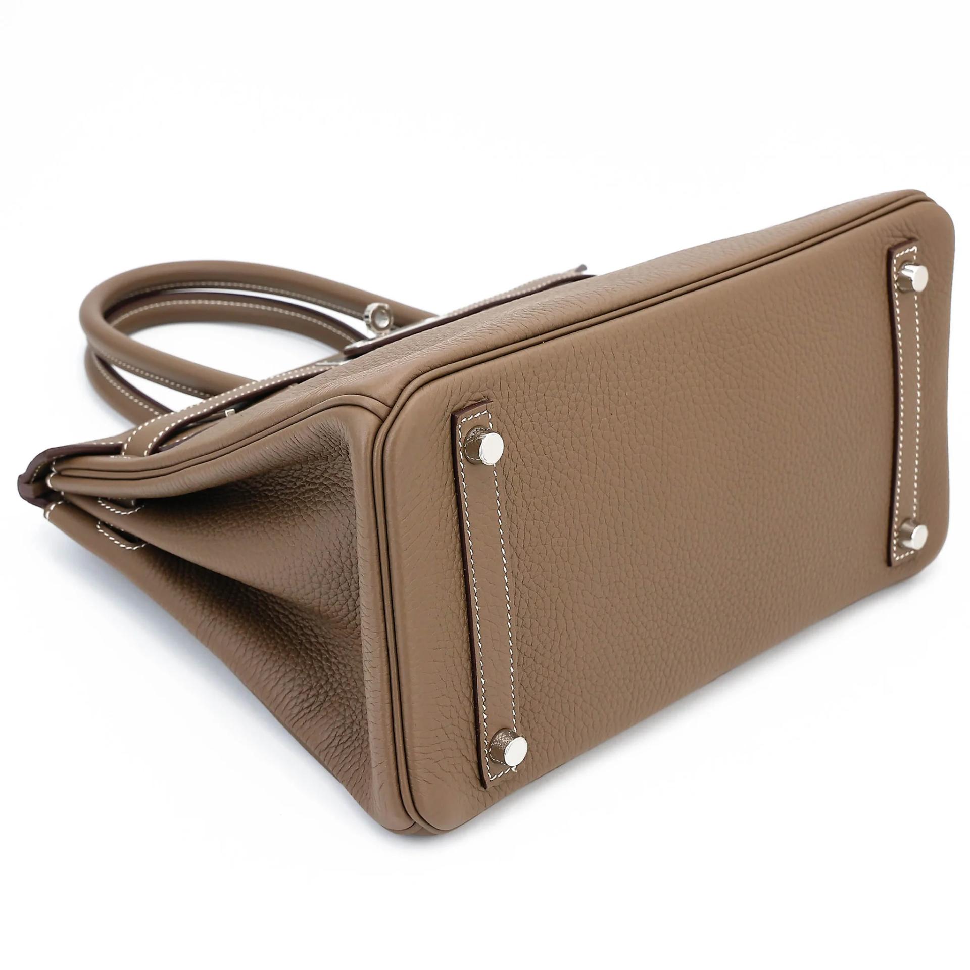 Unused ( Rank NS ) HERMÈS Birkin 30 Etoupe (18) Clemence Palladium hardware C (2018) - 5