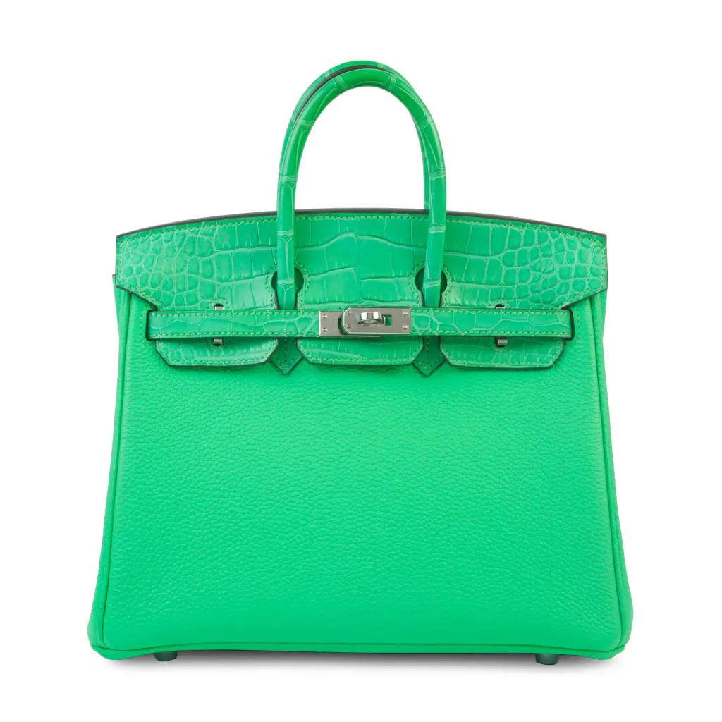 Birkin 25 Touch Vert Comics (0Z)