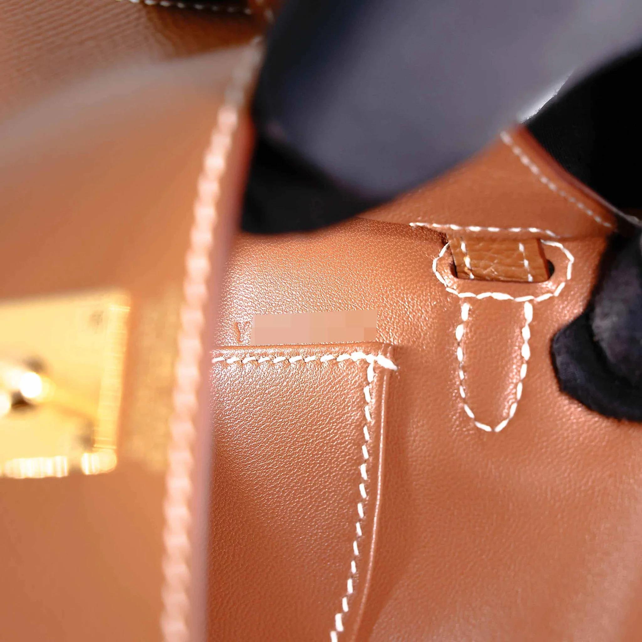 Unused ( Rank NS ) HERMÈS Mini Kelly II Gold (37) Epsom Gold hardware Y (2020) - 16