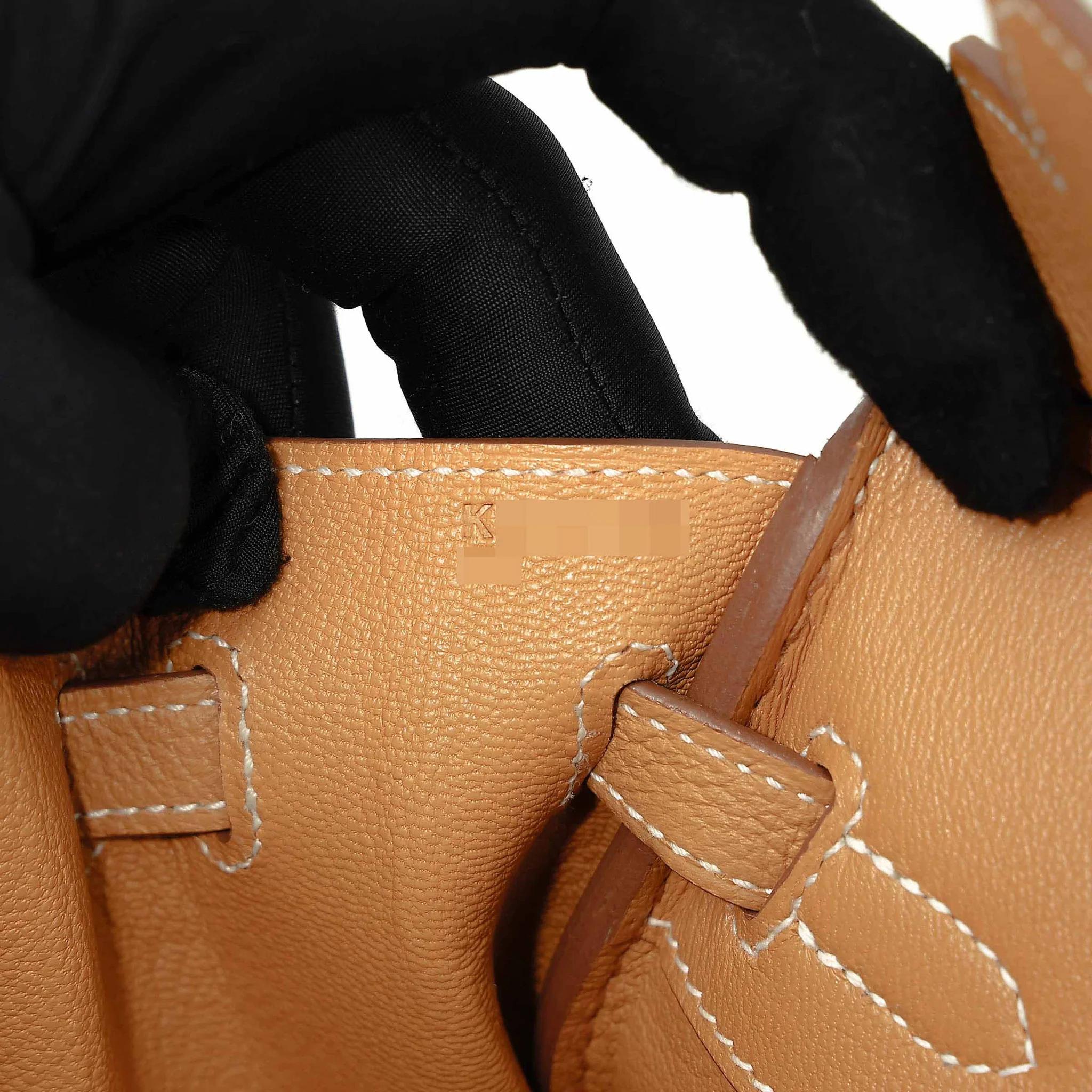 Brand New ( Rank N ) HERMÈS Birkin 25 Natural Sable (21) Togo Gold hardware K (2025) - 13
