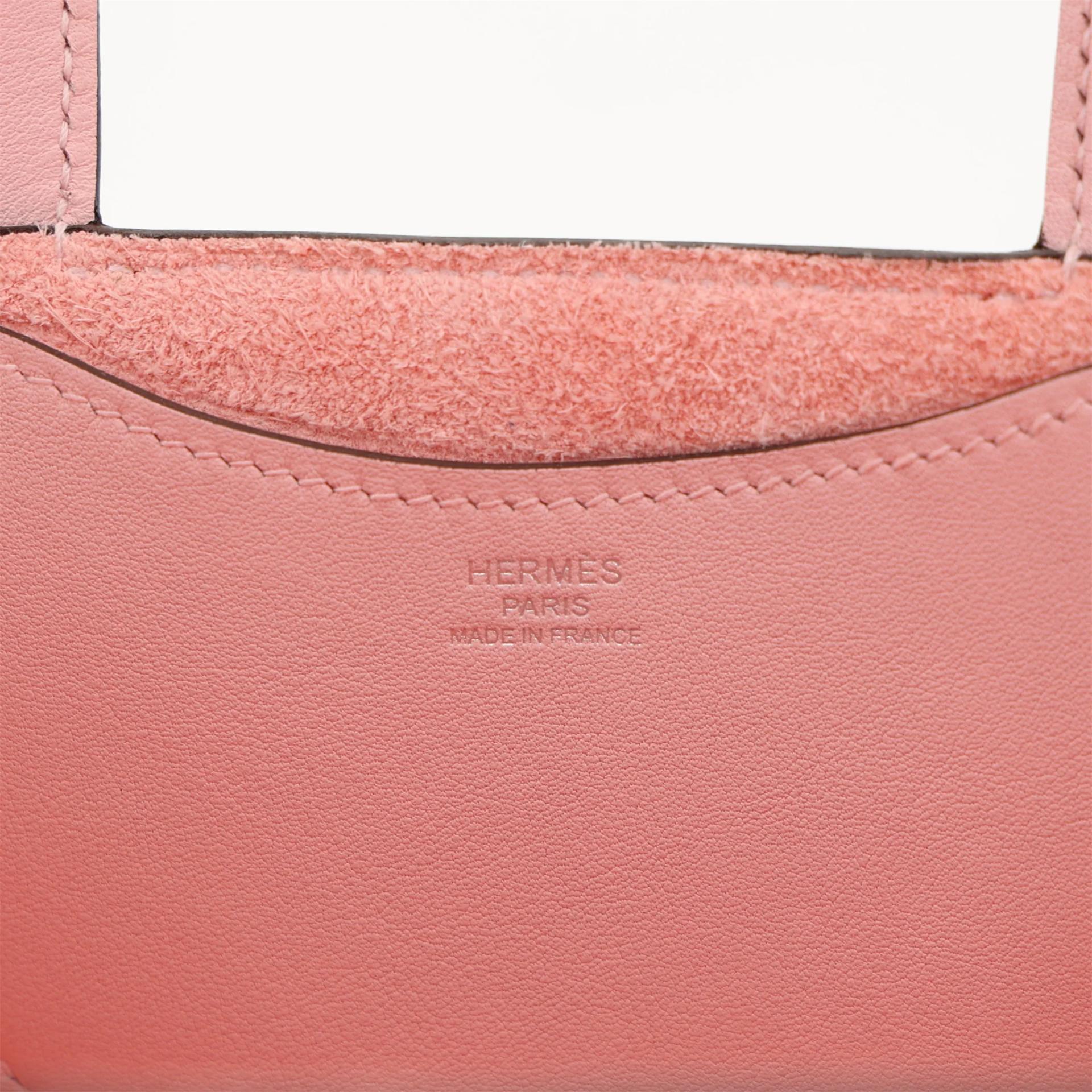 Excellent ( Rank SA ) HERMÈS In-The-Loop 18 Rose Sakura (3Q) Clemence Palladium hardware B (2023) - 9