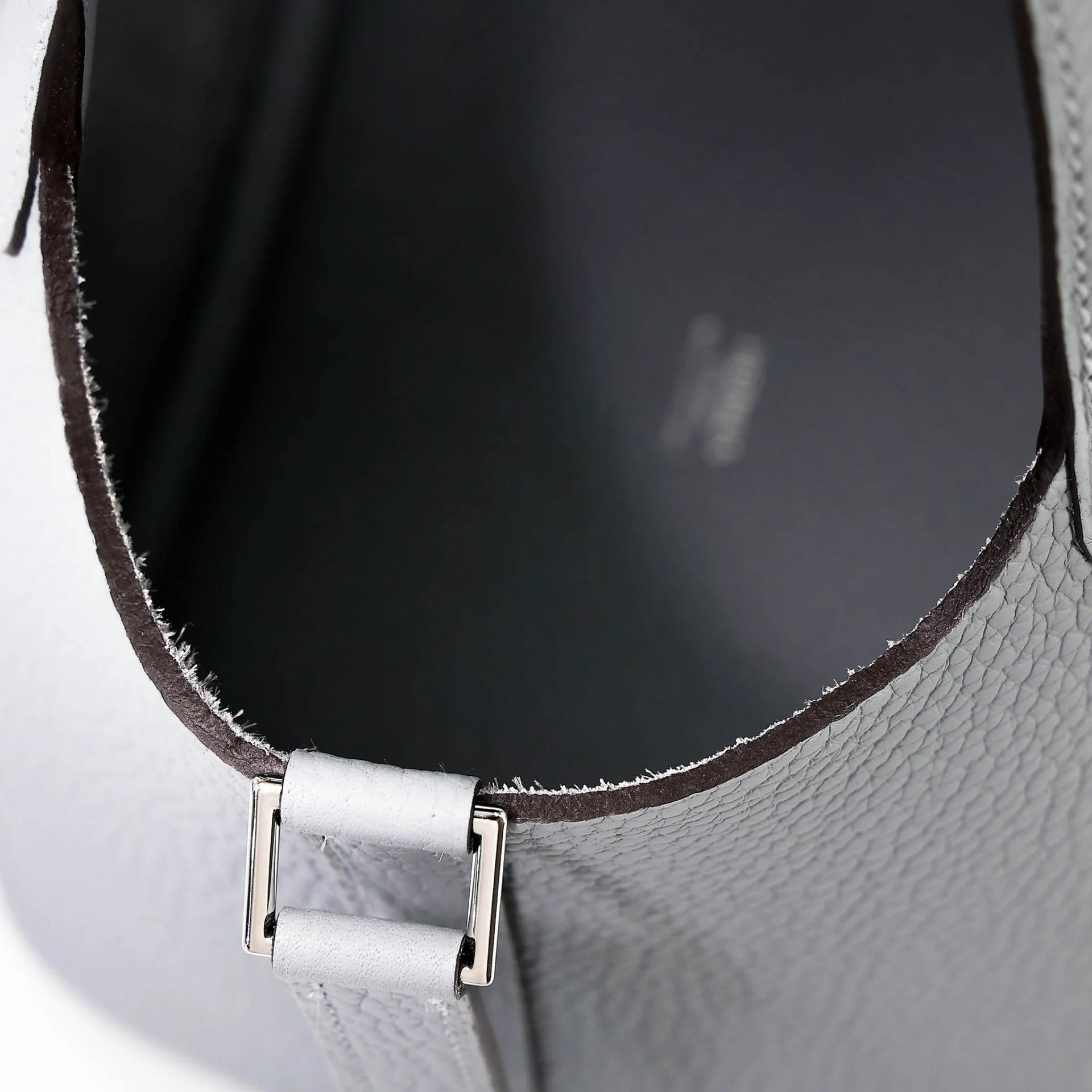 Unused ( Rank NS ) HERMÈS Picotin Lock PM Gris Pantin (P0) Clemence Palladium hardware K (2025) - 13